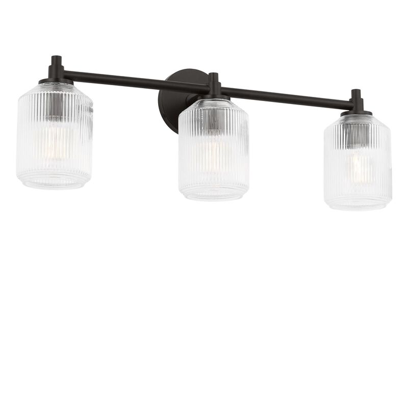 Chapman & Myers Barstow 26 Inch 3 Light Bath Vanity Light by Visual Comfort Studio