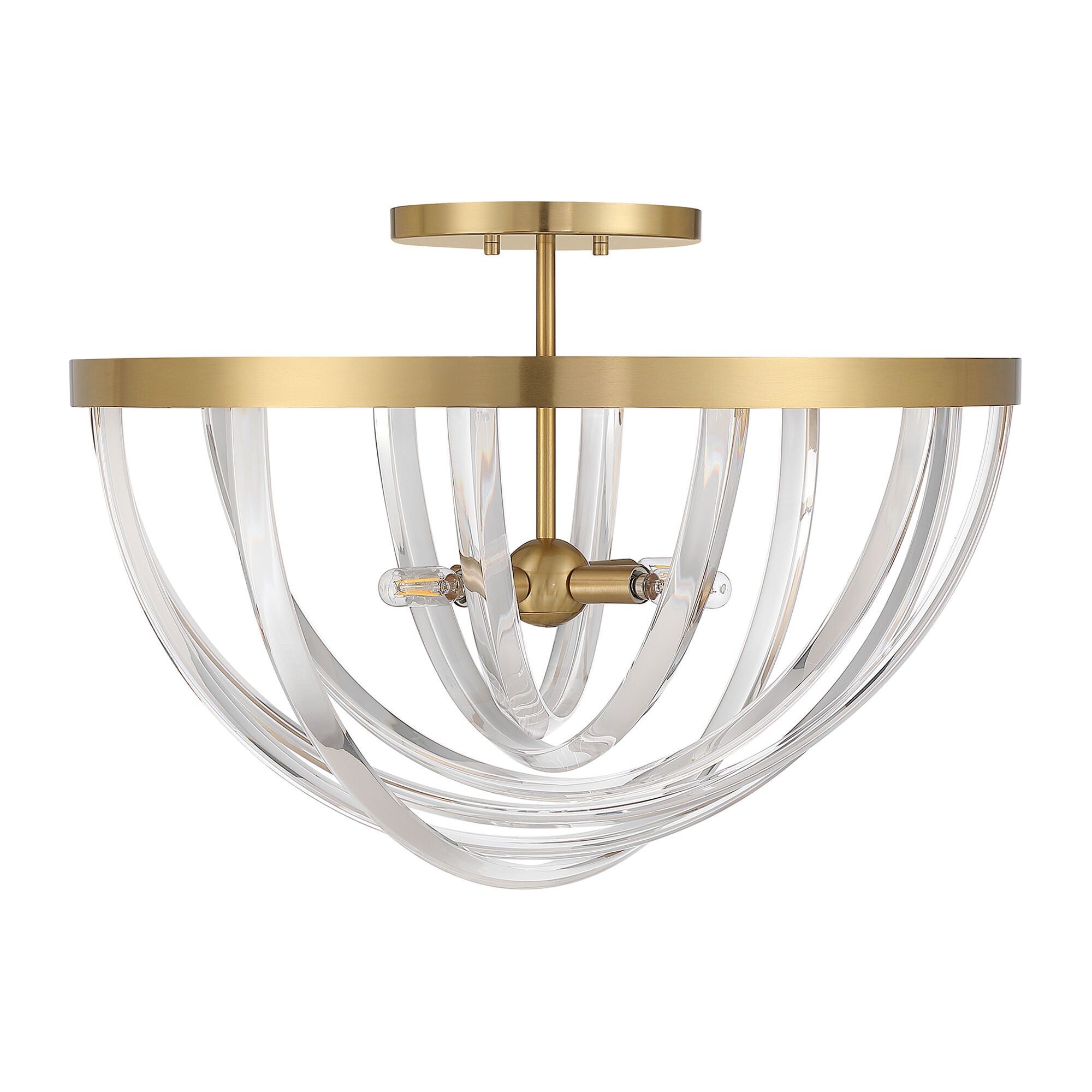 Jennings 24 Inch Semi Flush Mount,