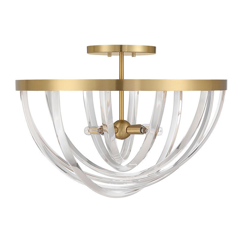 Jennings 24 Inch Semi Flush Mount by Savoy House