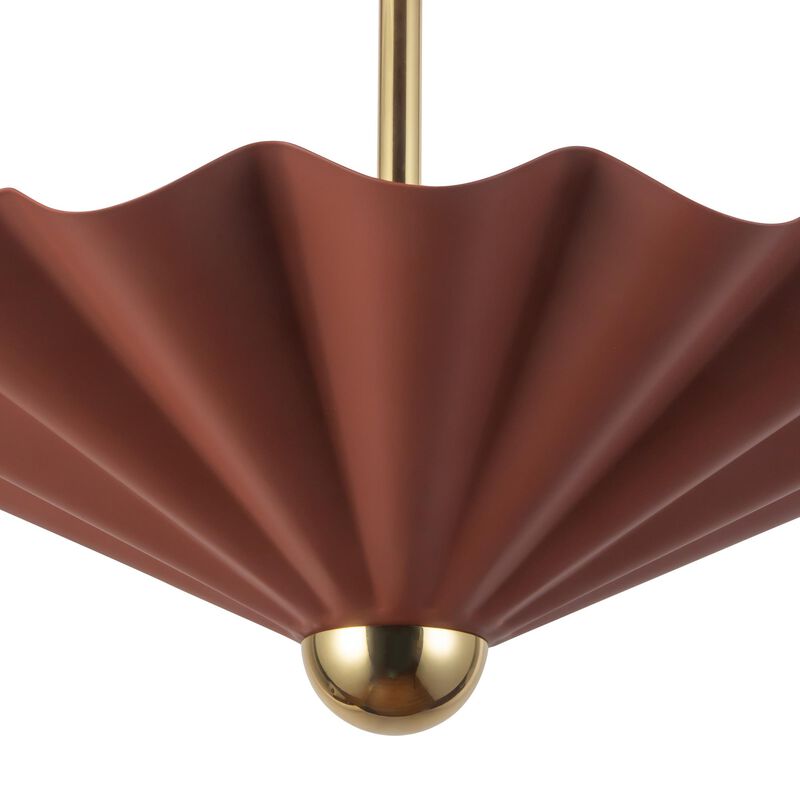 Jason Koharik Furrow 16 Inch Large Pendant by Alora Lighting