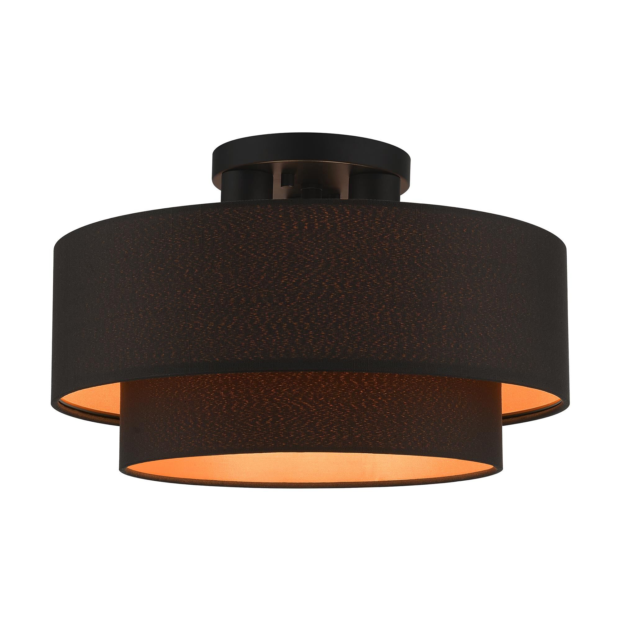 Sentosa 15 Inch 3 Light Semi Flush Mount by Livex Lighting