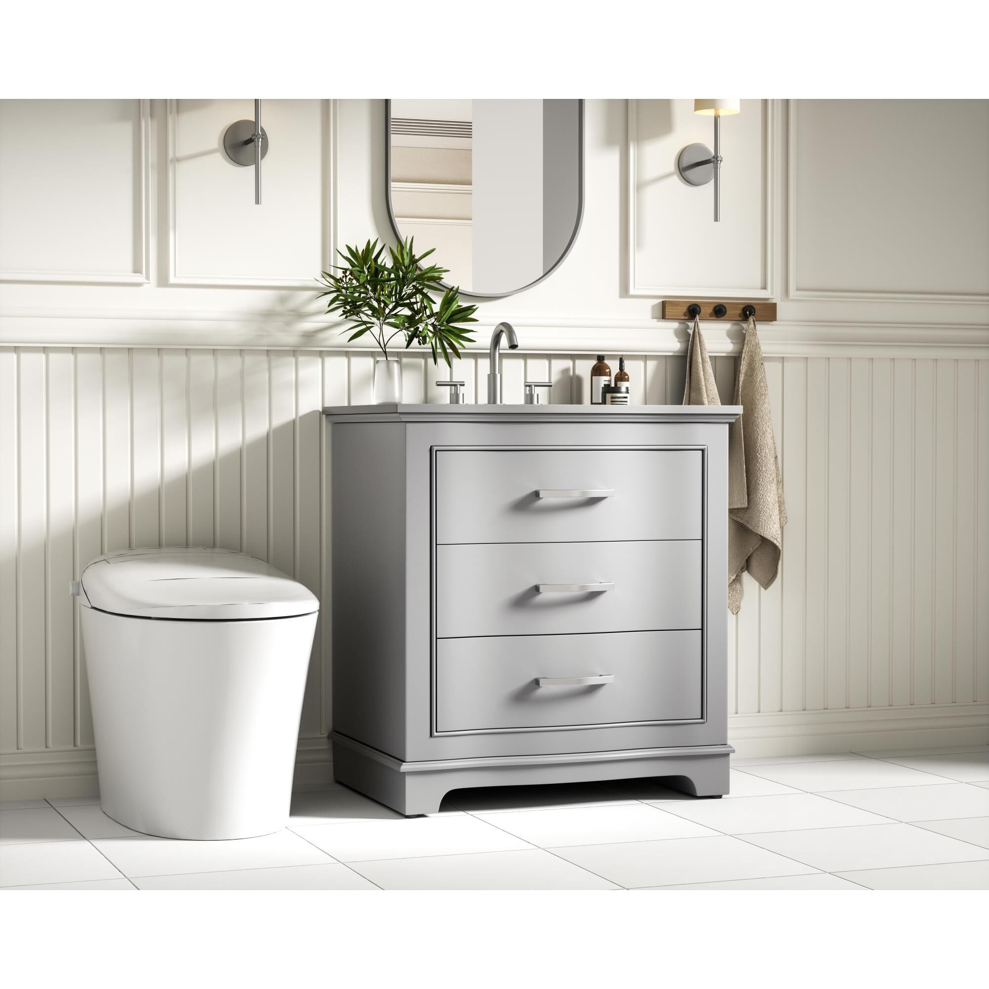 Knox 30 Inch Bath Vanity by Elegant Dcor