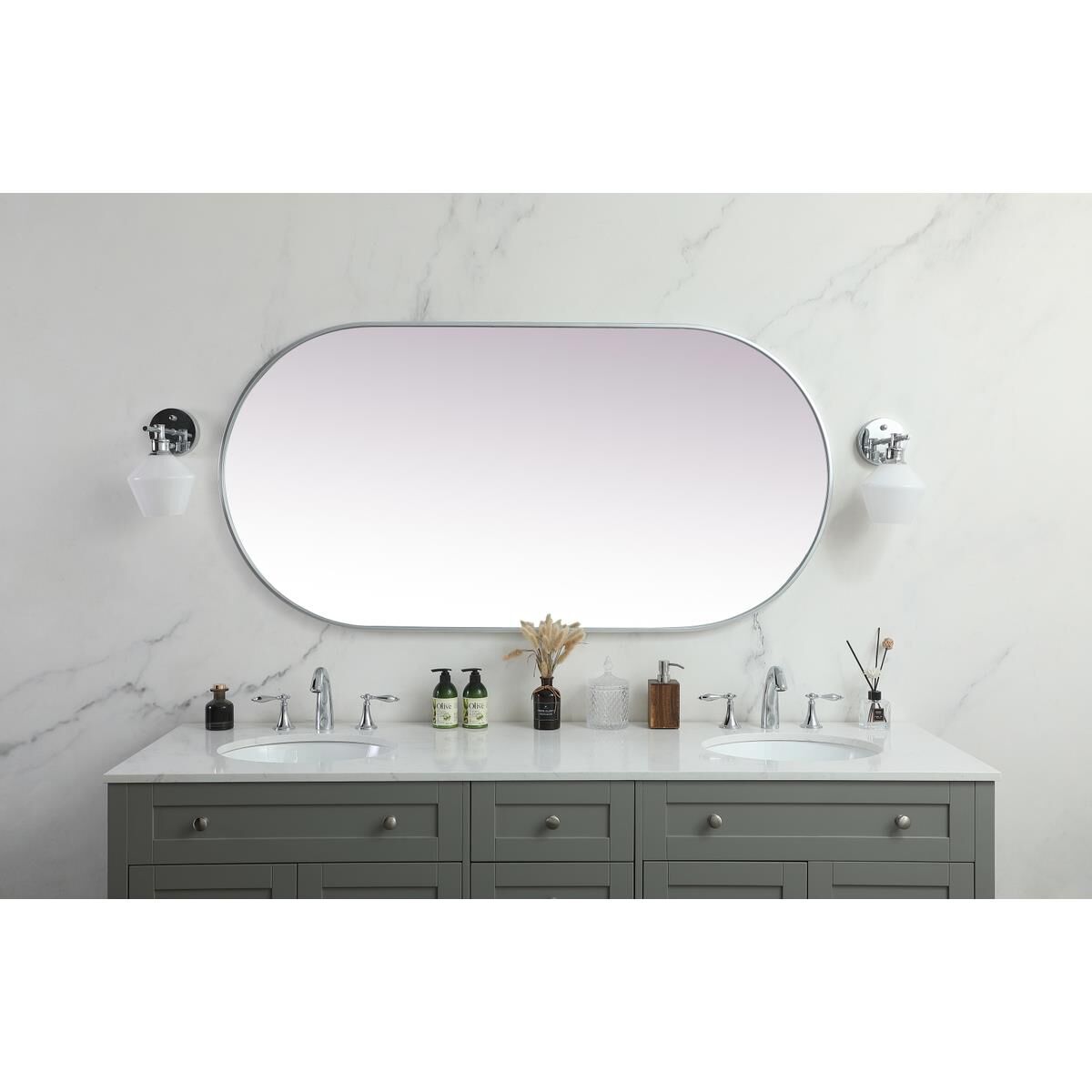 Shown in Silver finish