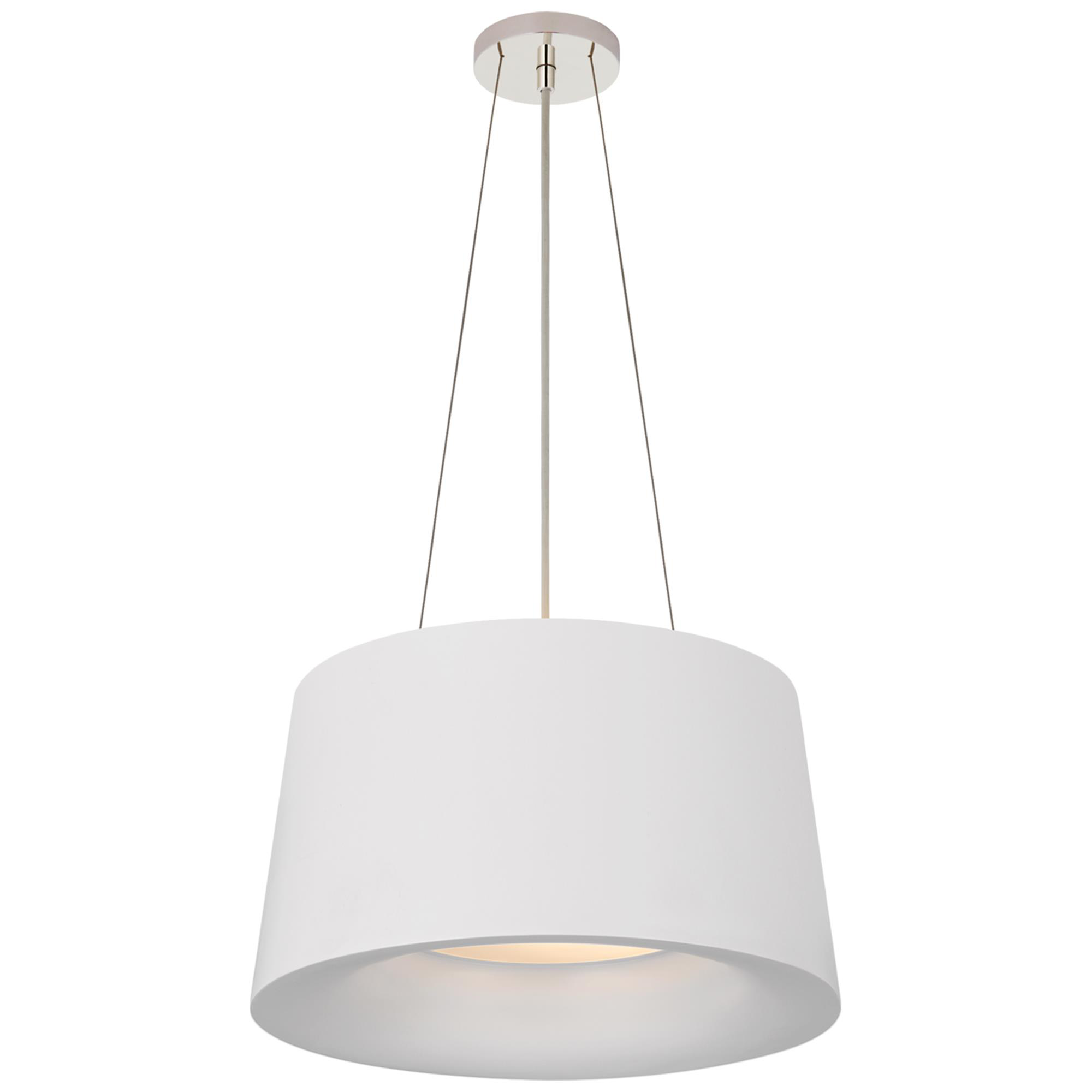 Shown in White finish and No Shade shade
