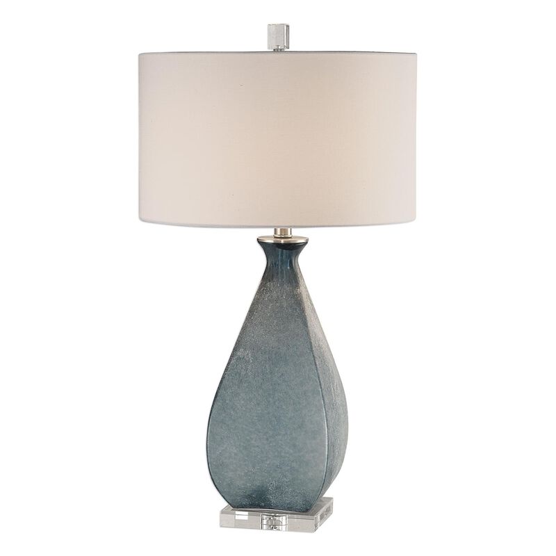 Atlantica Ocean Blue Lamp by Uttermost