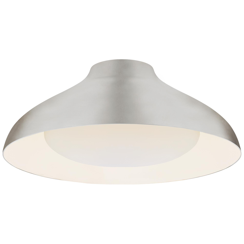AERIN Agnes 18 Inch 1 Light LED Semi Flush Mount by Visual Comfort Signature Collection