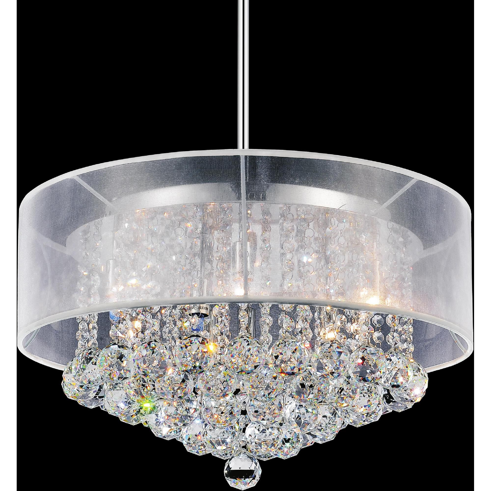 Radiant 20 Inch 9 Light Mini Chandelier by CWI Lighting