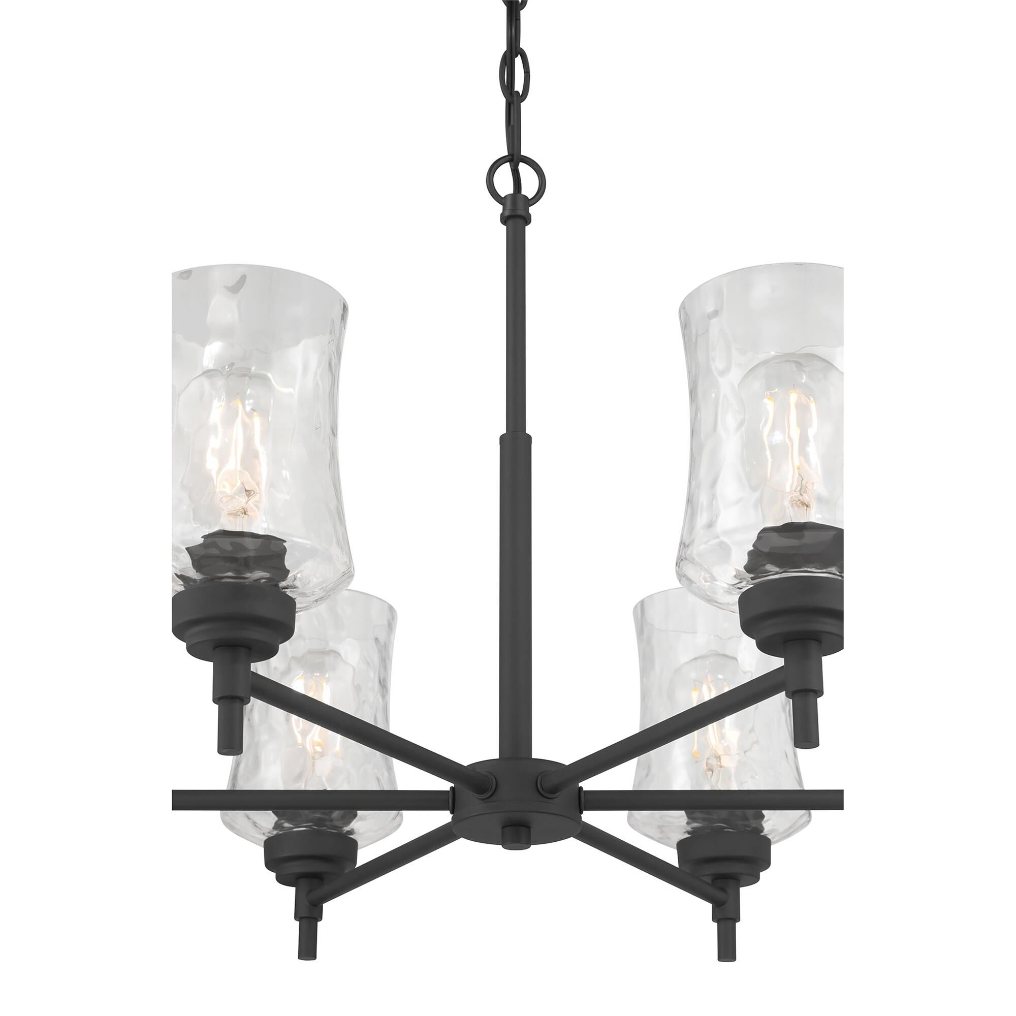 Shown in Matte Black finish and Clear Stone Water glass