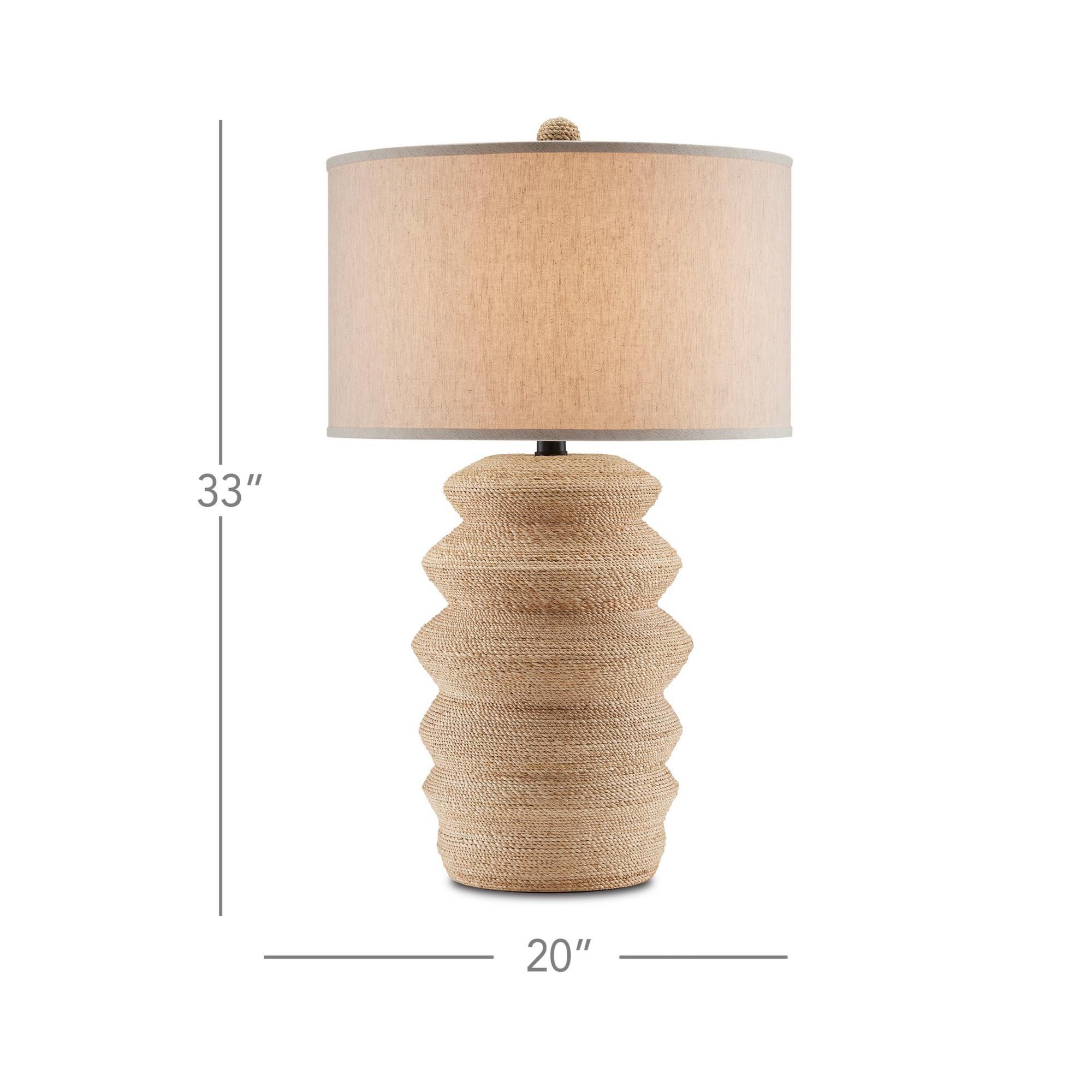 Barry Goralnick Kavala 33 Inch Table Lamp by Currey and Company