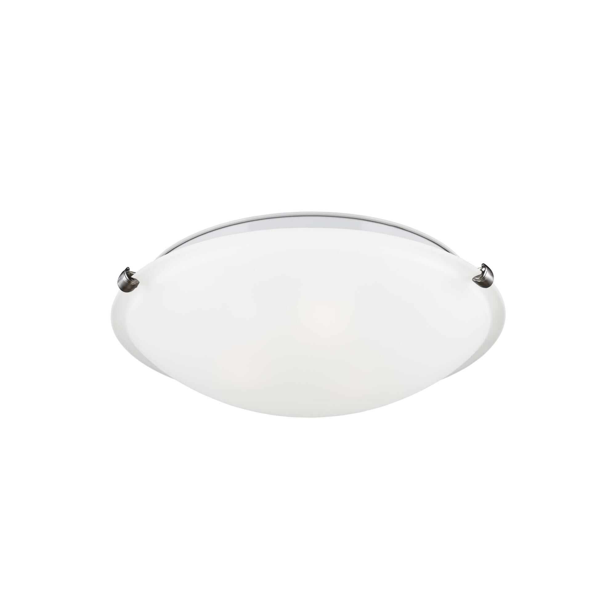 Shown in Brushed Nickel finish and Satin Etched  Diffuser glass and Satin Etched Glass Diffuser shade