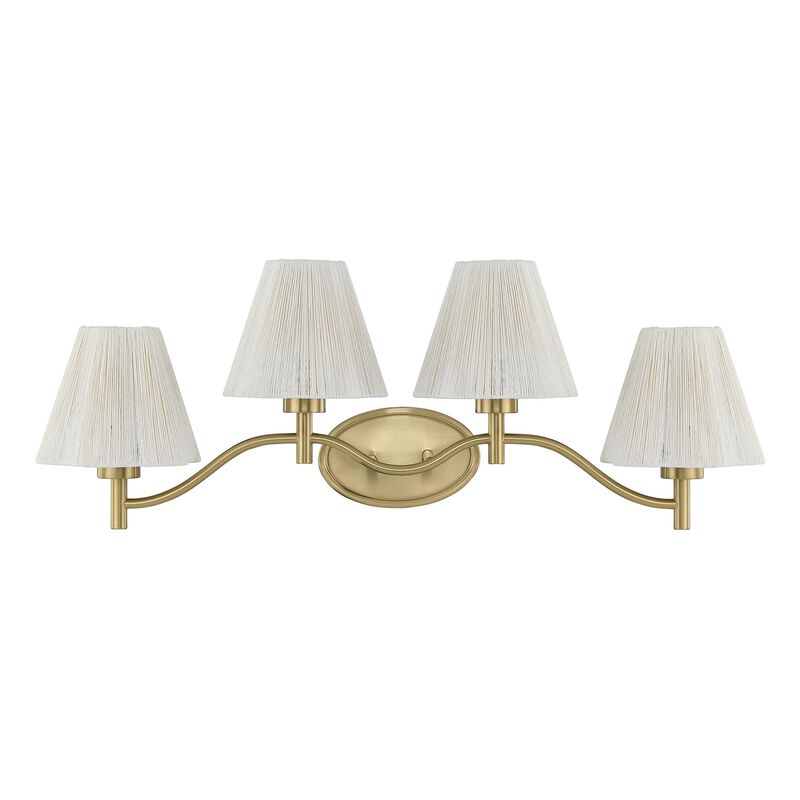 Breegan Jane Rosa 34 Inch 4 Light Bath Vanity Light by Savoy House