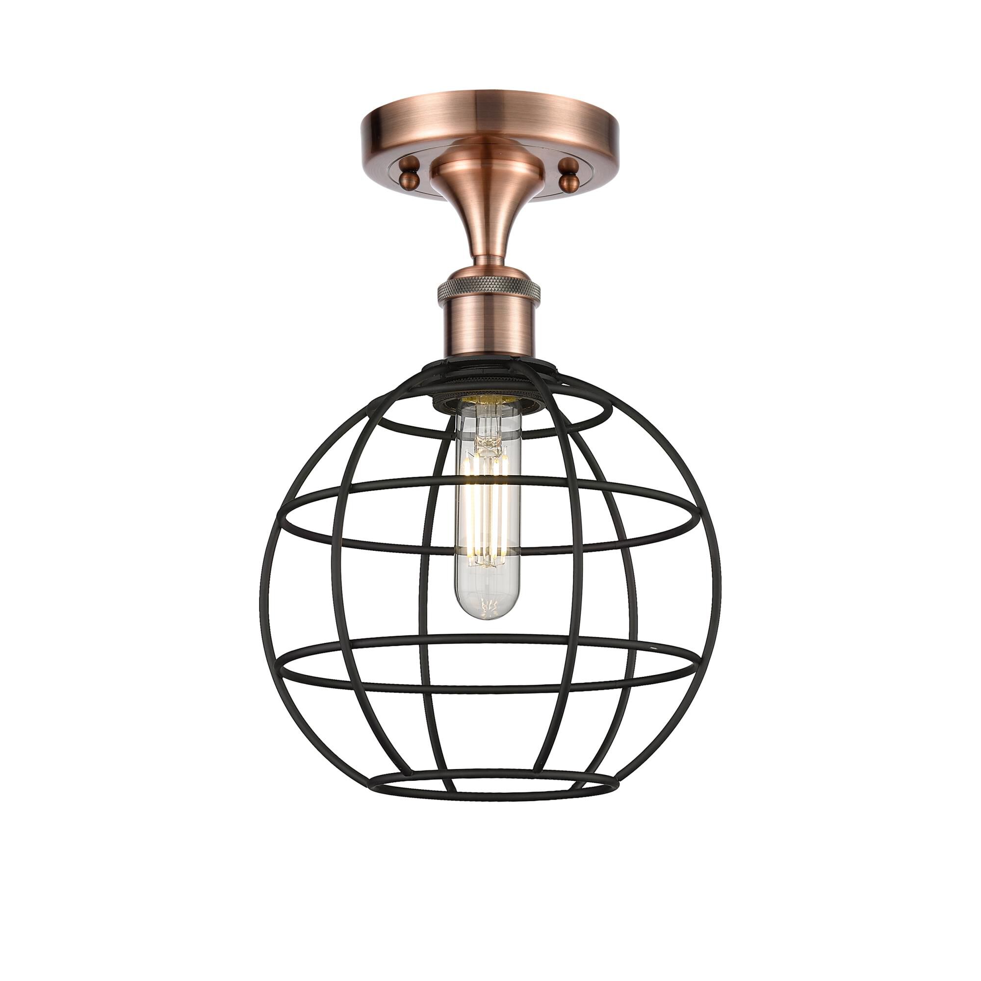 Bruno Marashlian Lake Placid 8 Inch 1 Light Semi Flush Mount by Innovations Lighting