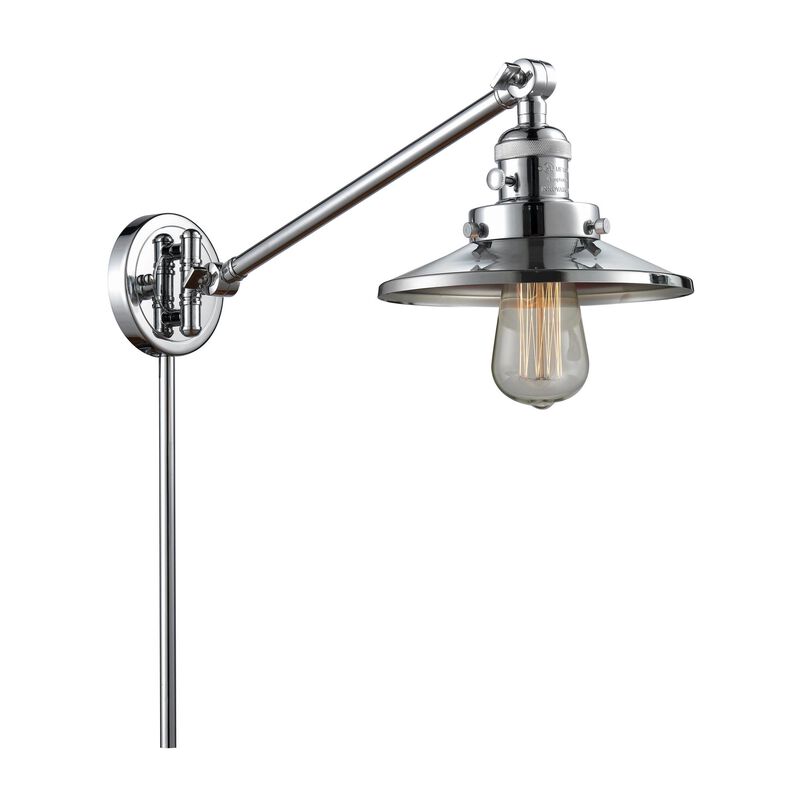 Bruno Marashlian Railroad Wall Swing Lamp by Innovations Lighting