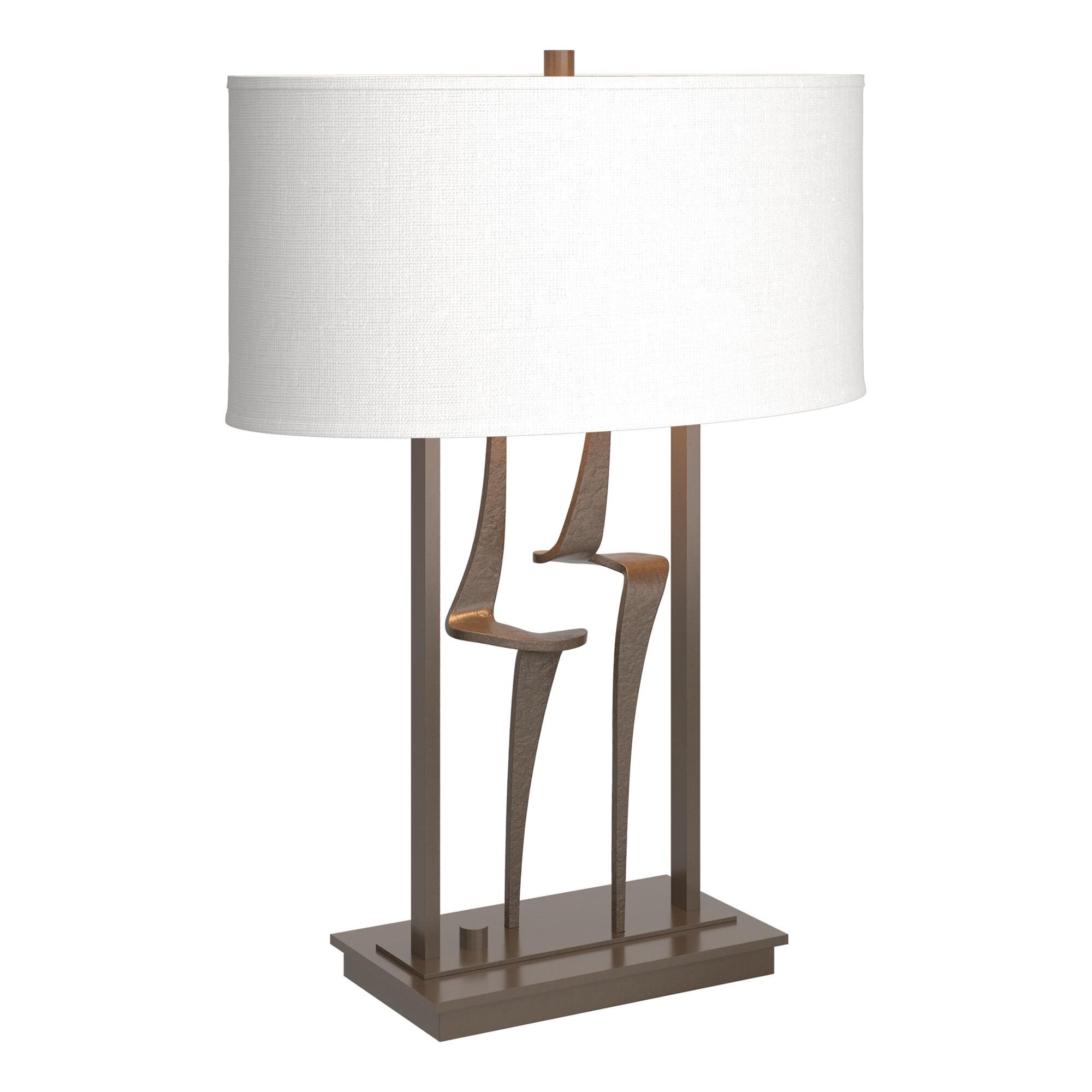 Shown in Bronze finish and Natural Anna shade