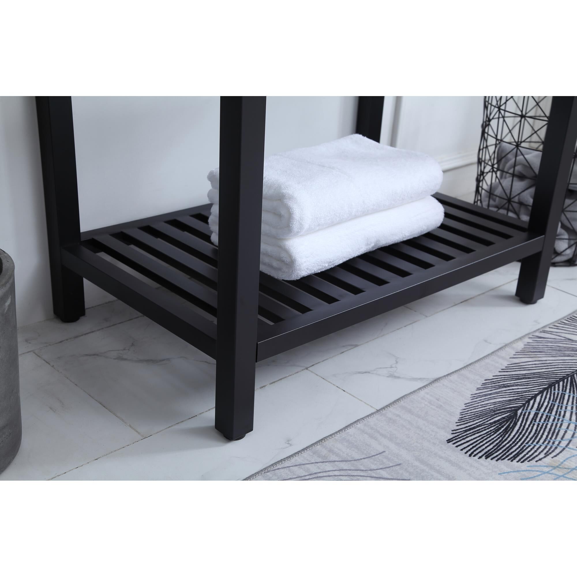 Shown in Black finish