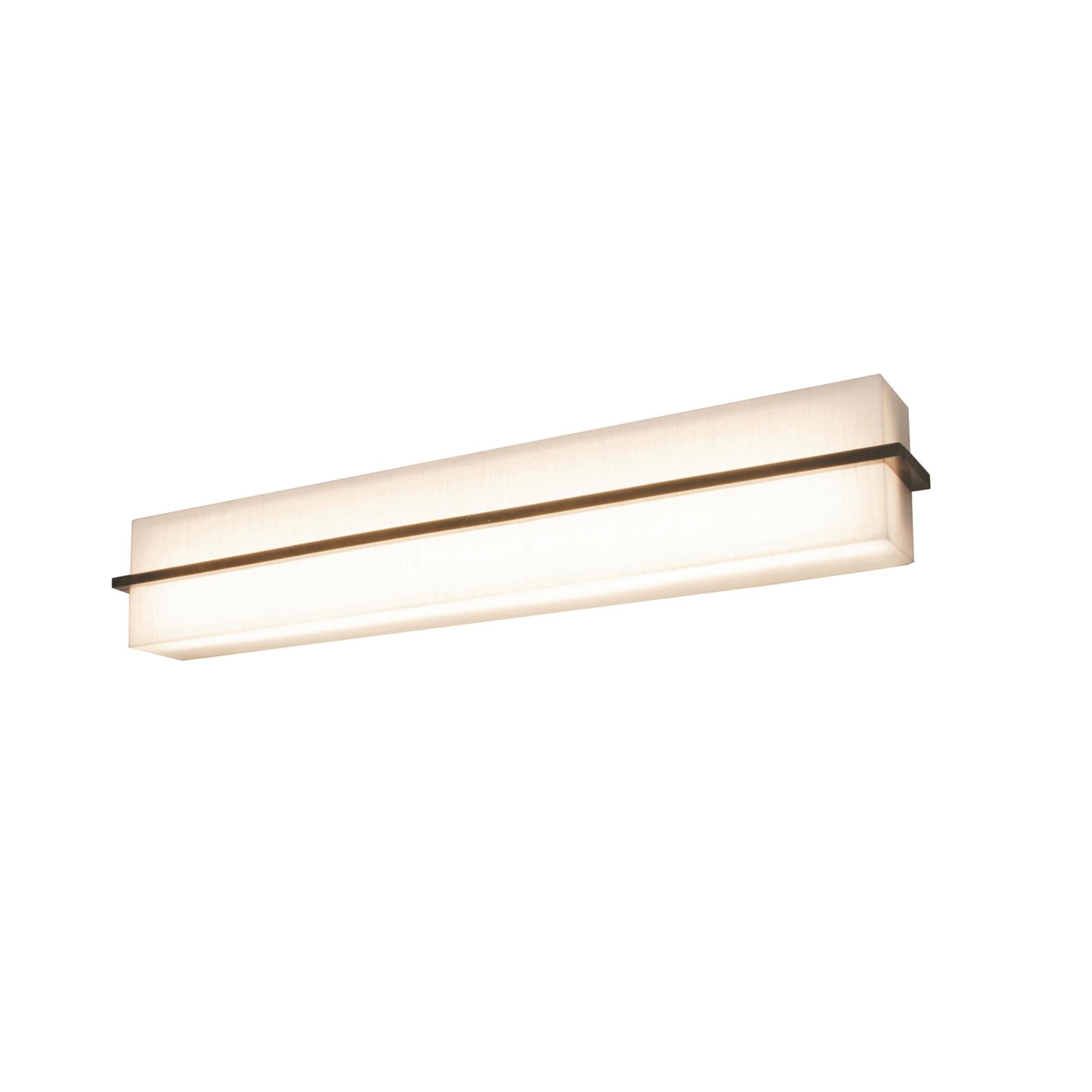 Shown in Espresso finish and Jute Fabric, Acrylic shade and 120-277 Volt Dimmer accent