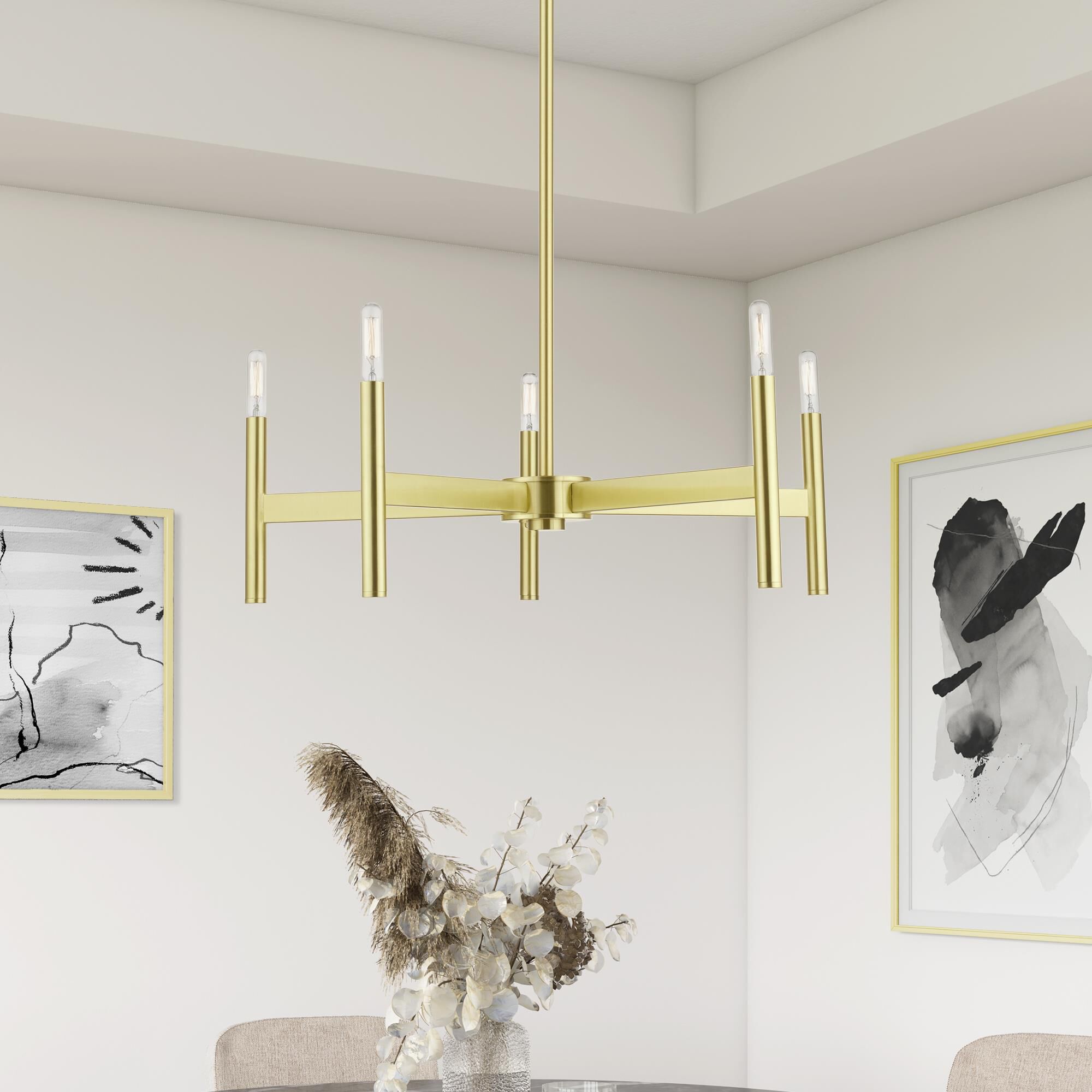 Copenhagen 5 Light Chandelier by Livex Lighting