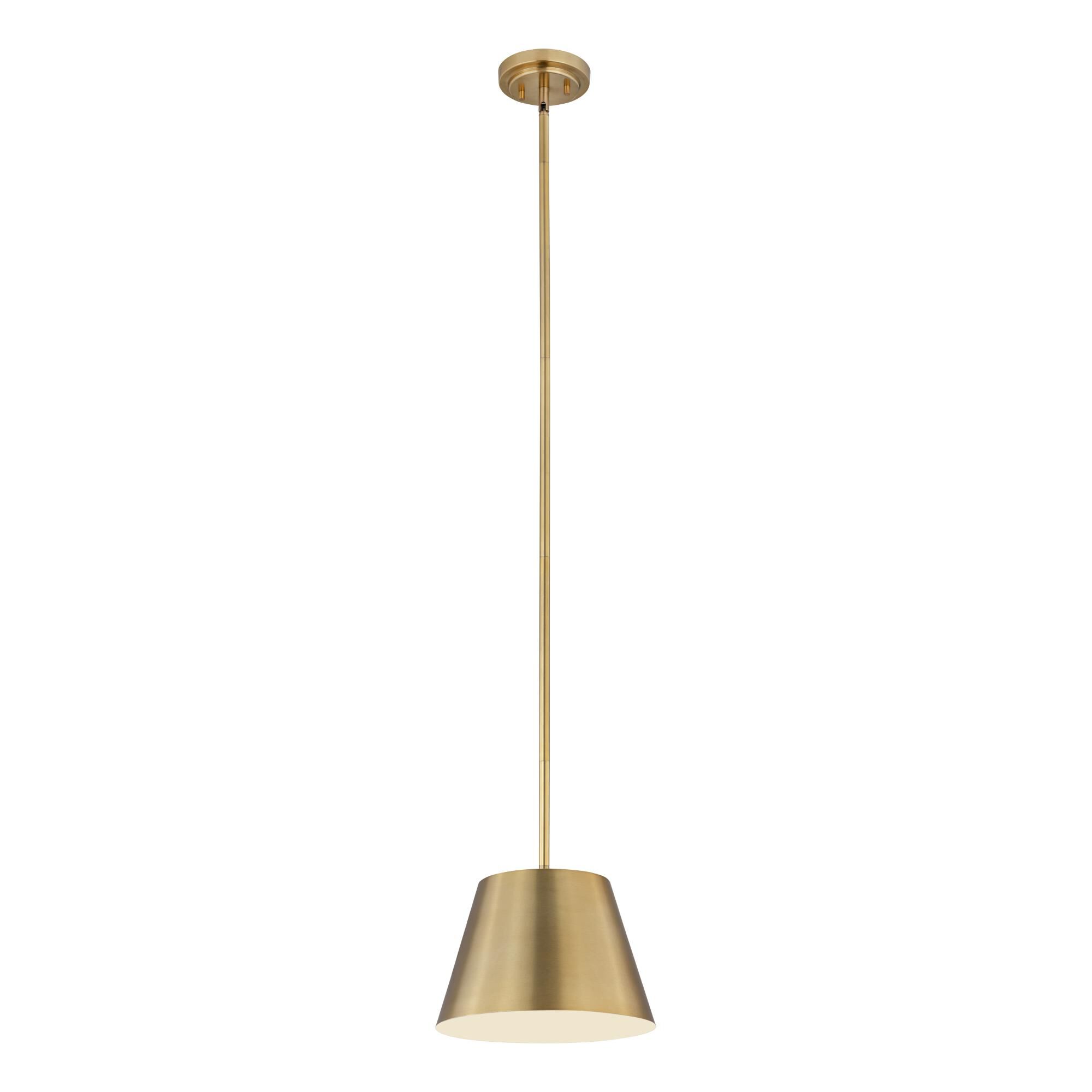 Shown in Rubbed Brass finish and Rubbed Brass glass and Rubbed Brass shade