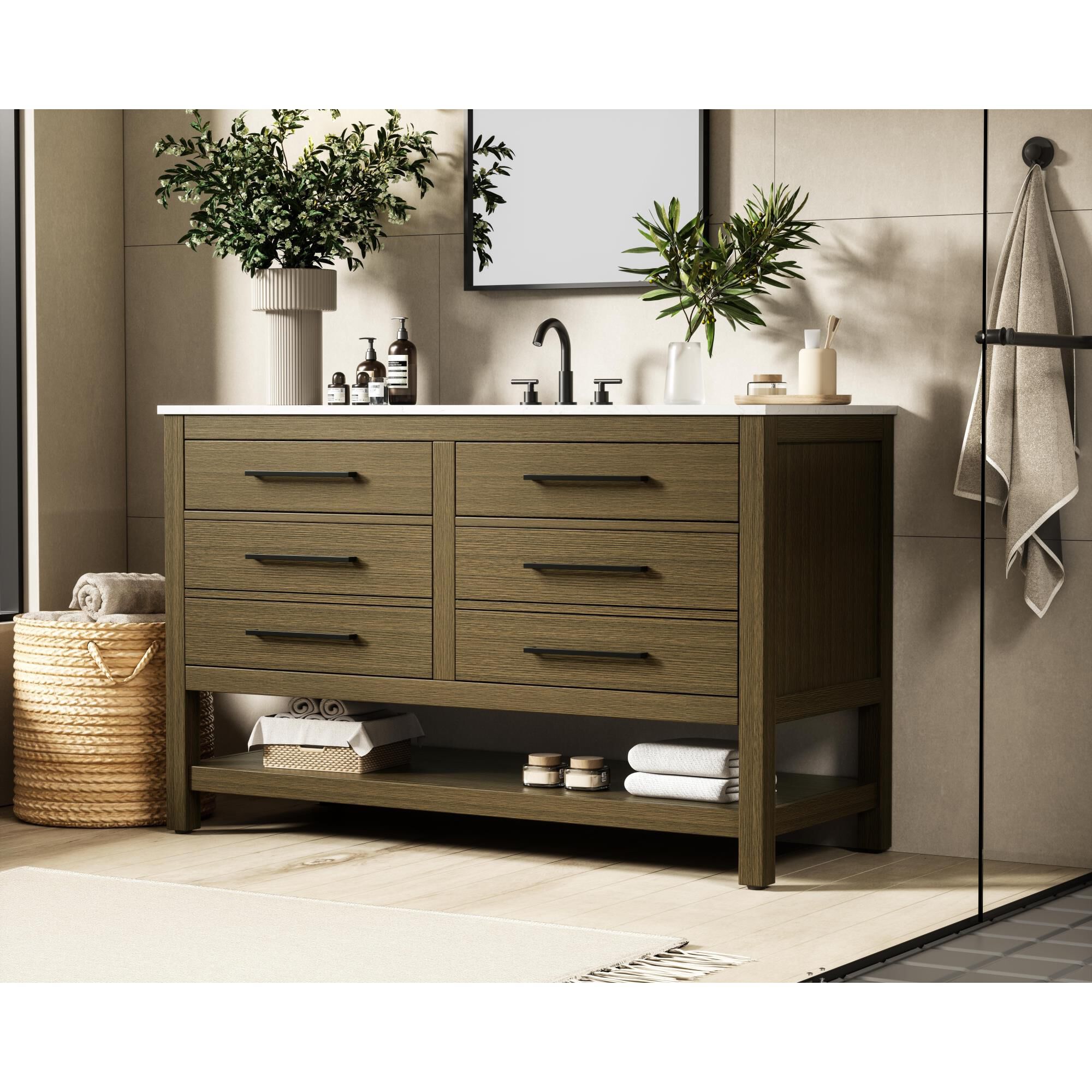 Shown in Chestnut Brown finish