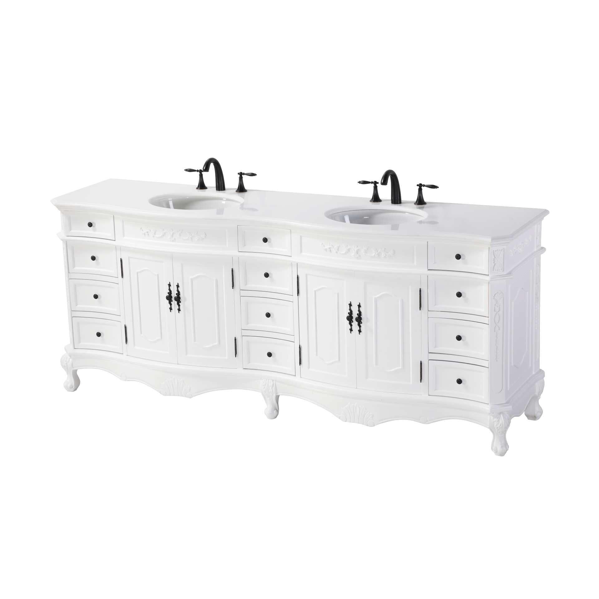 Shown in Antique White finish