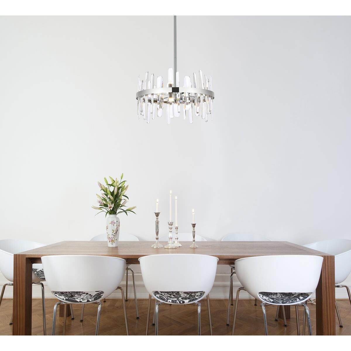 Serena 20 Inch Large Pendant by Elegant Lighting