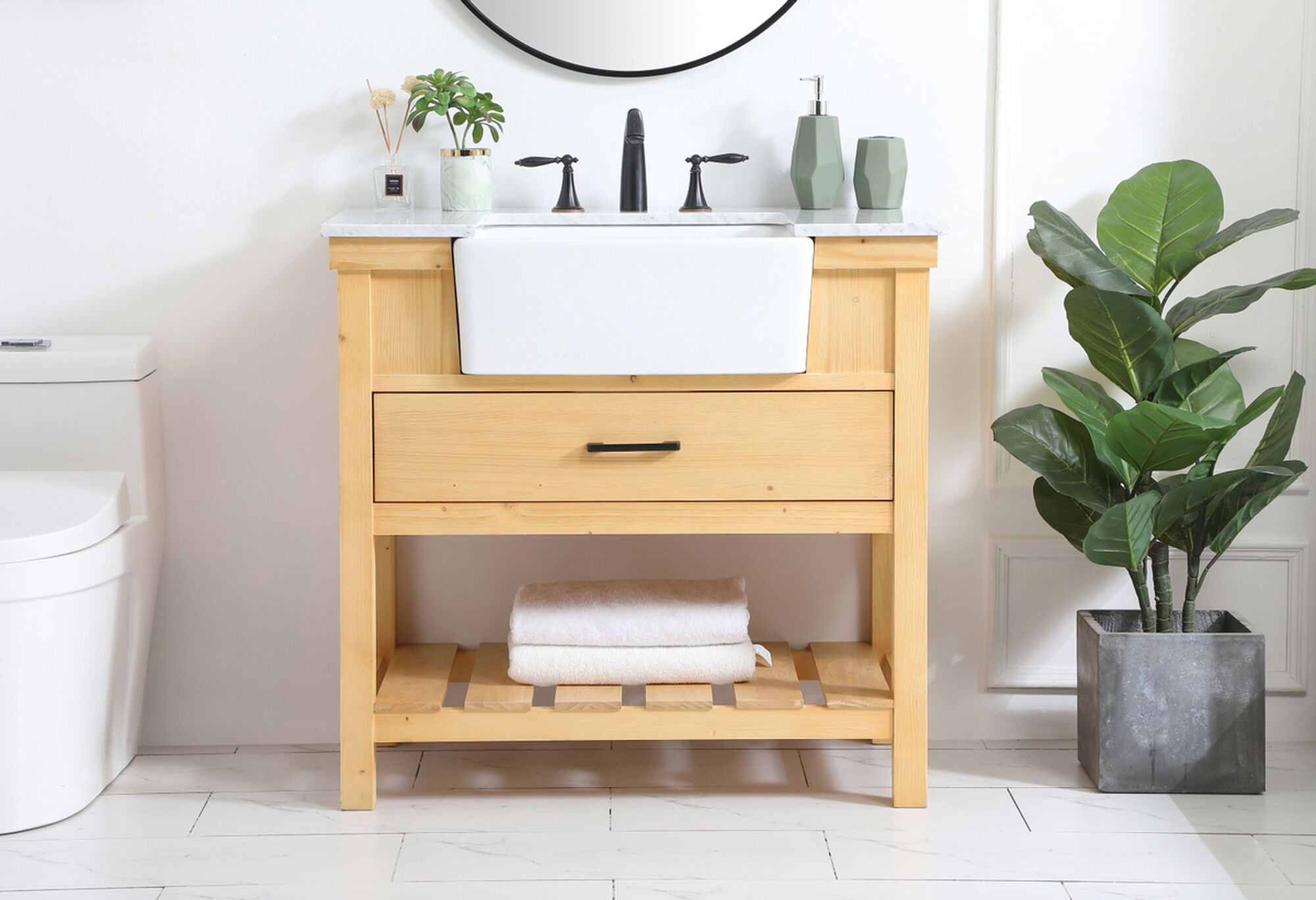 Clement 22 Inch Bath Vanity Cabinet,