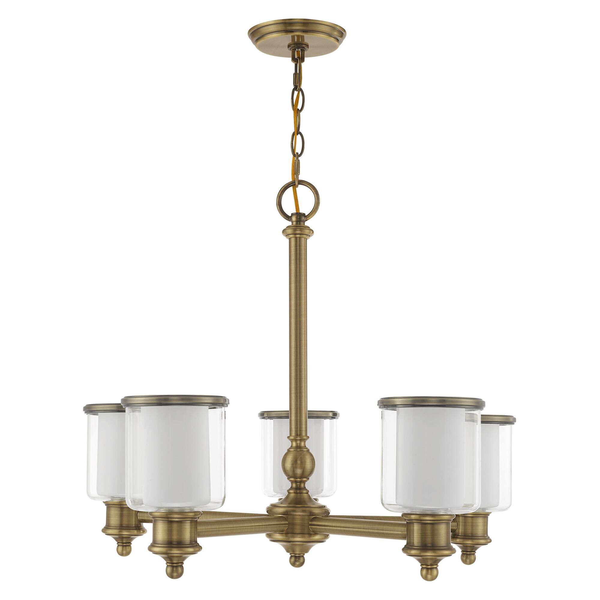 Middlebush 25 Inch 5 Light Chandelier by Livex Lighting