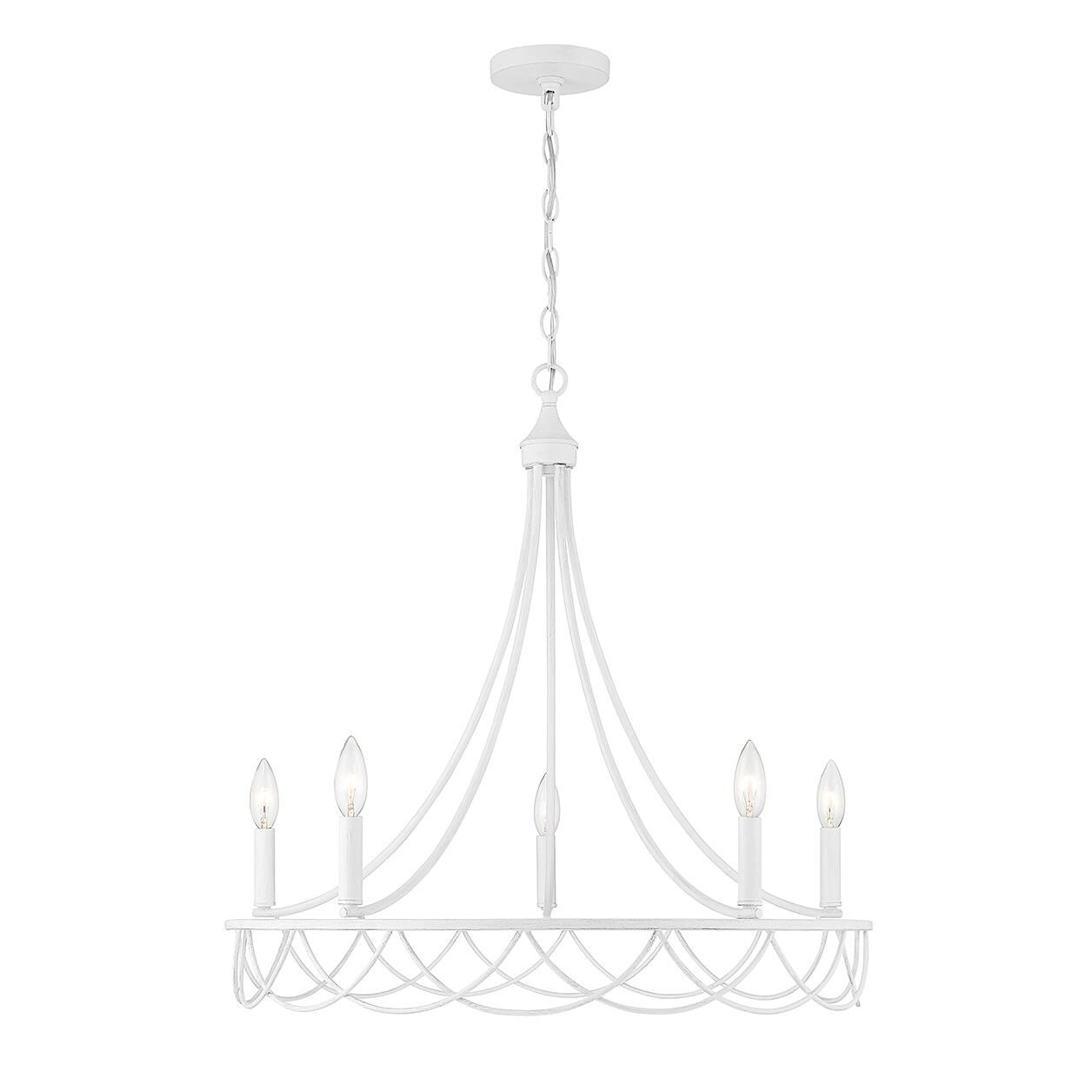 26 Inch 5 Light Chandelier by Meridian Lighting