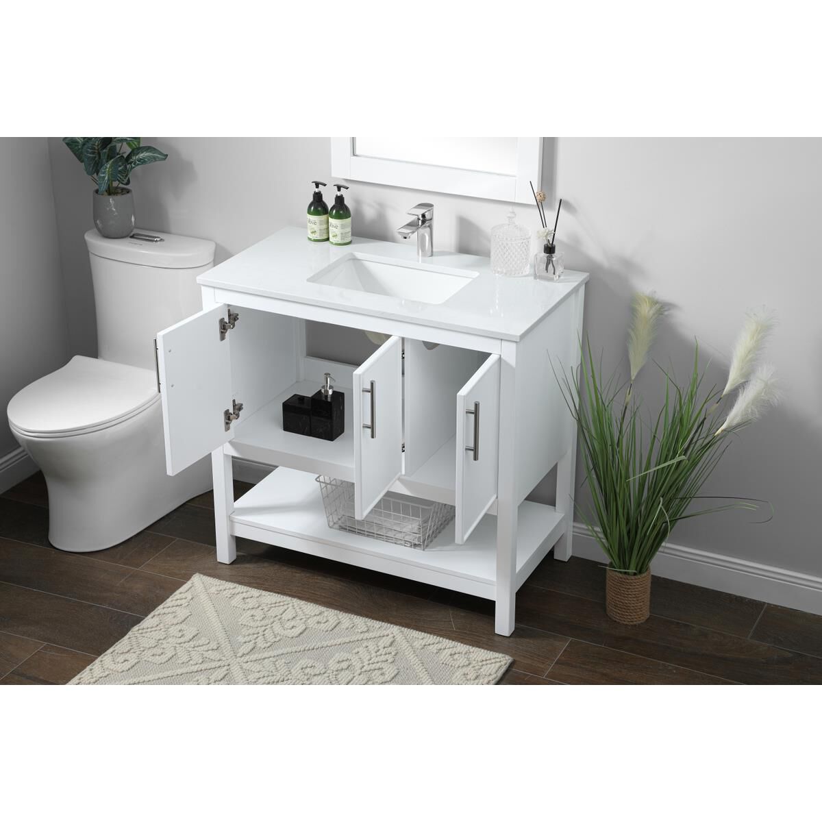 Everett 36 Inch Bath Vanity by Elegant Decor