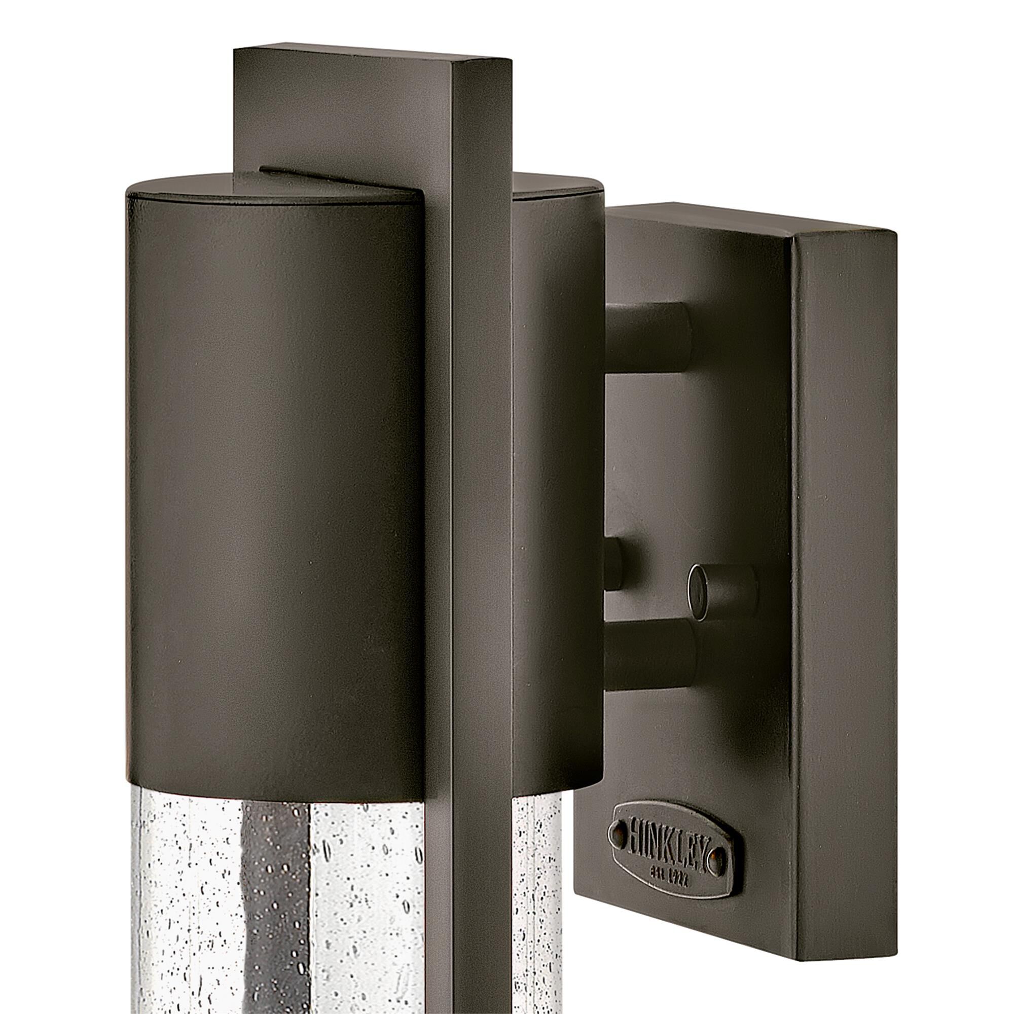 Shown in Buckeye Bronze finish and Clear Seedy glass
