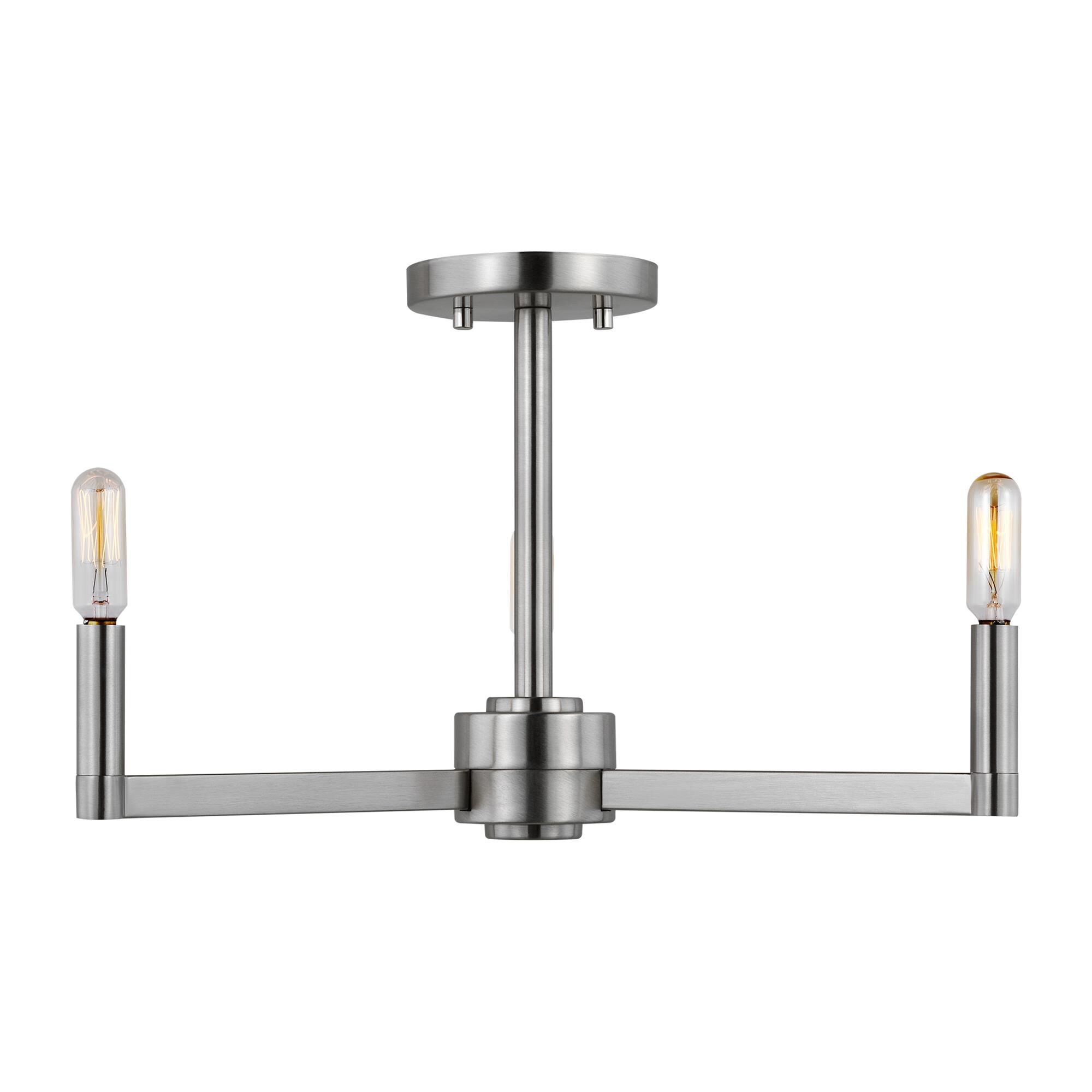 Shown in Brushed Nickel Silver finish
