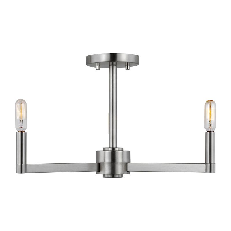 Sean Lavin Fullton 23 Inch 3 Light Semi Flush Mount by Visual Comfort Studio