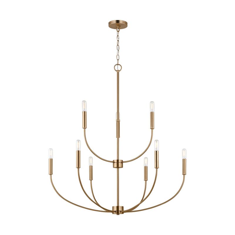 Sean Lavin Greenwich 32 Inch 9 Light Chandelier by Visual Comfort Studio Collection