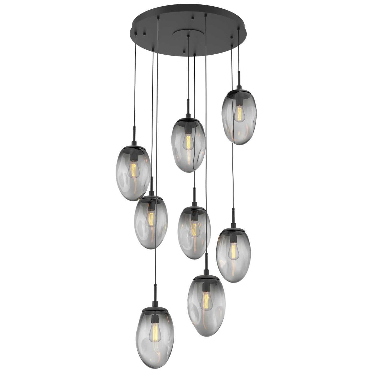 Levi Wilson Nebula 29 Inch 8 Light Multi Light Pendant by Hammerton Studio