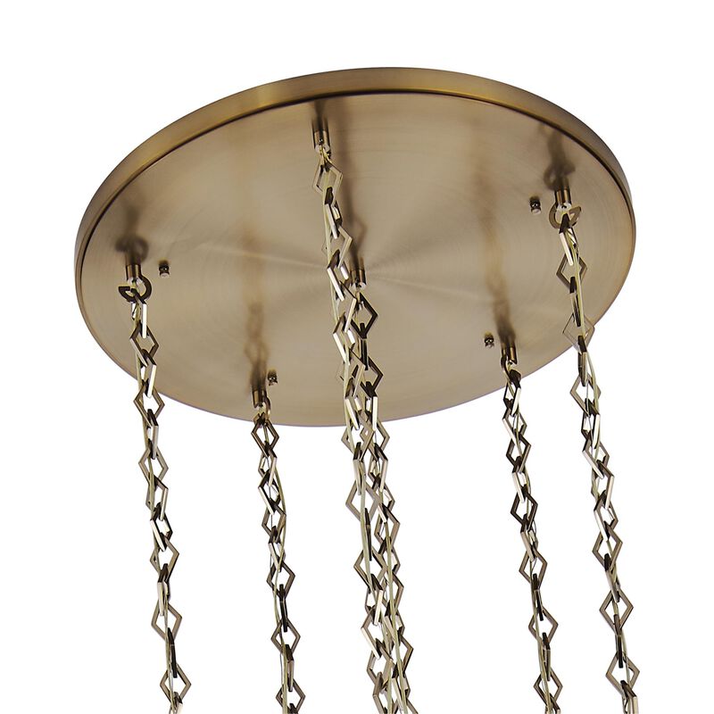 Bolsa 31 Inch 6 Light Multi Light Pendant by Kalco