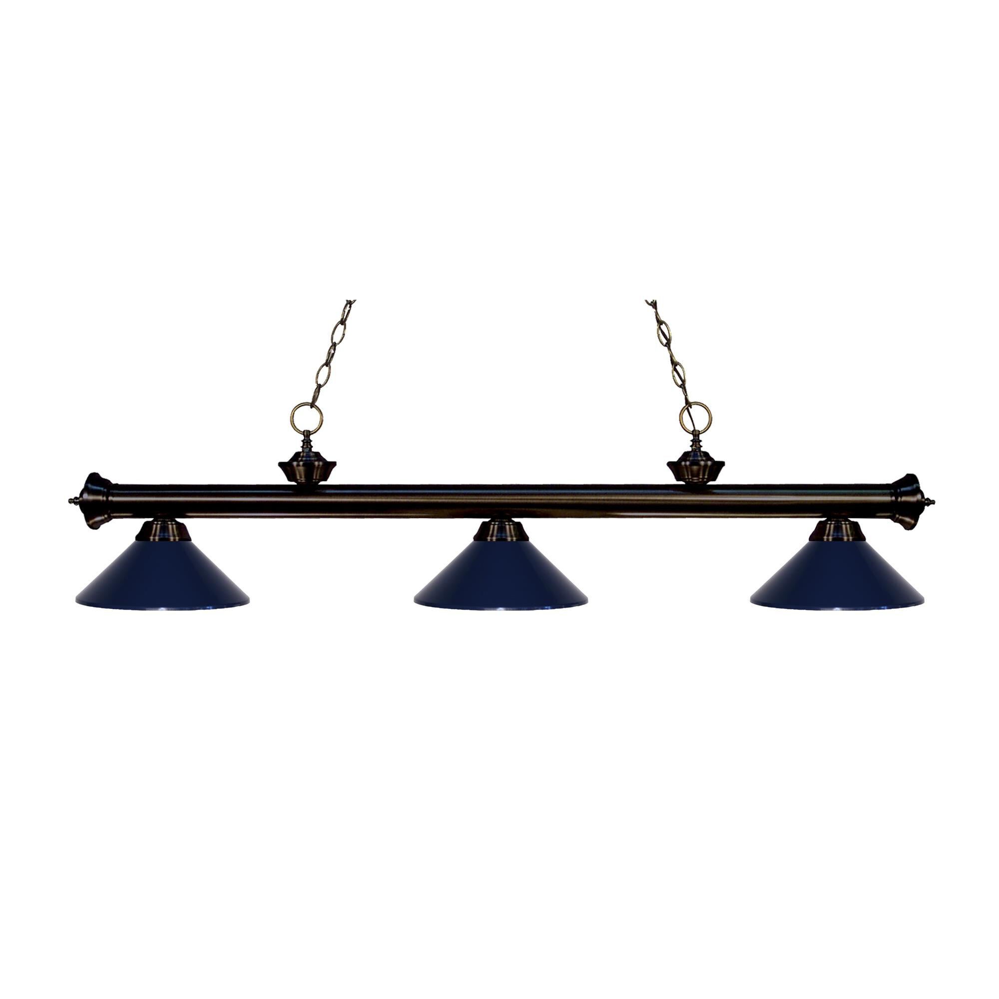 Shown in Bronze finish and Steel glass and Steel shade