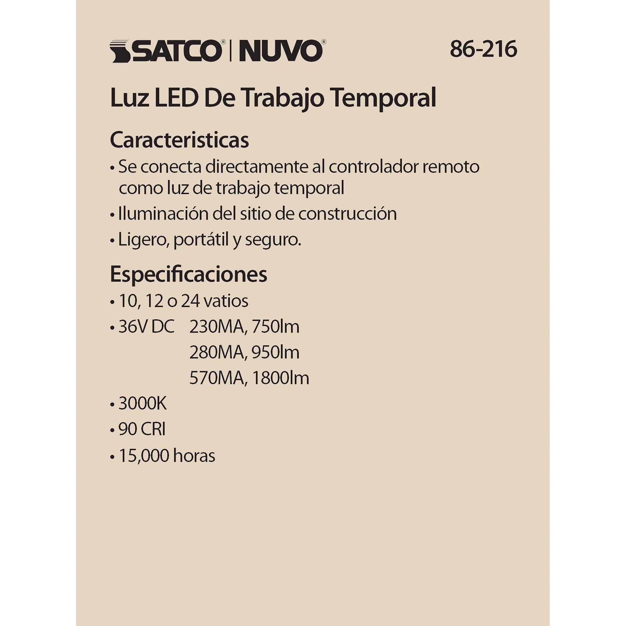 Dimmable 10.00 Watt 3000K LED Light Bulb by Satco