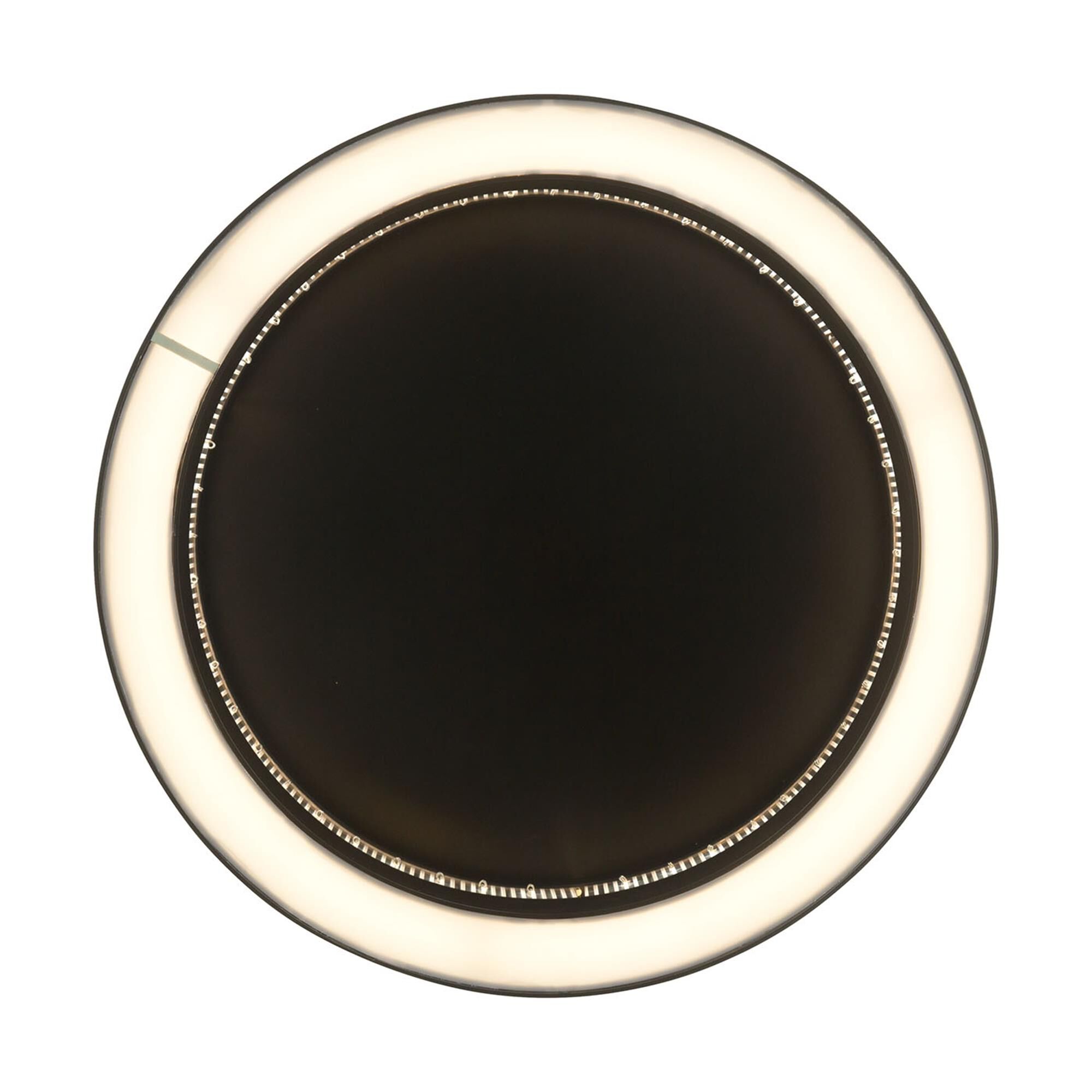 Shown in Matte Black finish and Clear Crystal glass