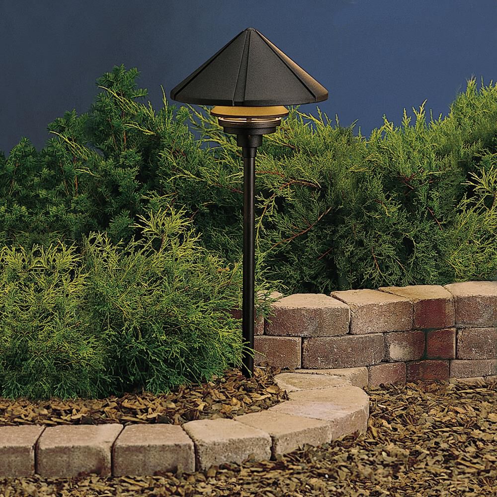 Six Groove 9 Inch Decorative Pathway Light by Kichler Lighting