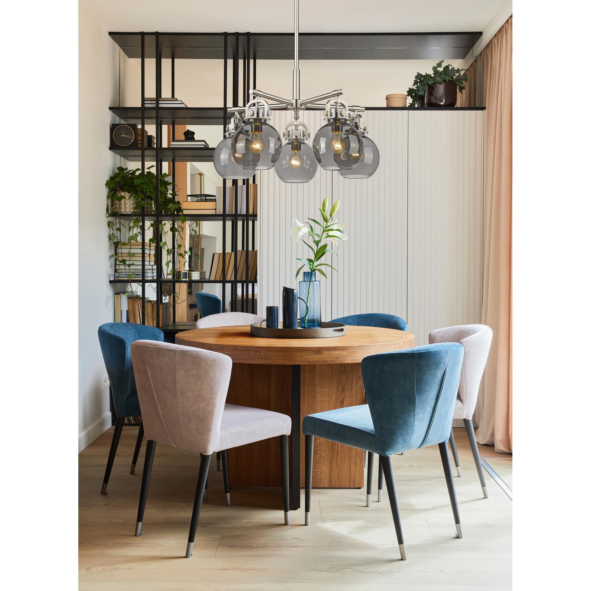 Bruno Marashlian Newton Sphere 26 Inch 5 Light Chandelier by Innovations Lighting