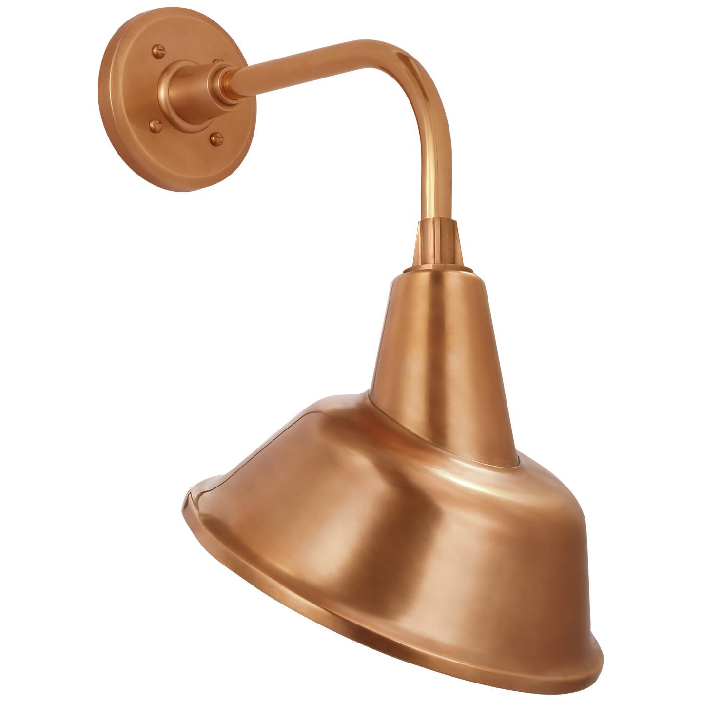 Shown in Soft Copper finish and Soft Copper Bowers shade