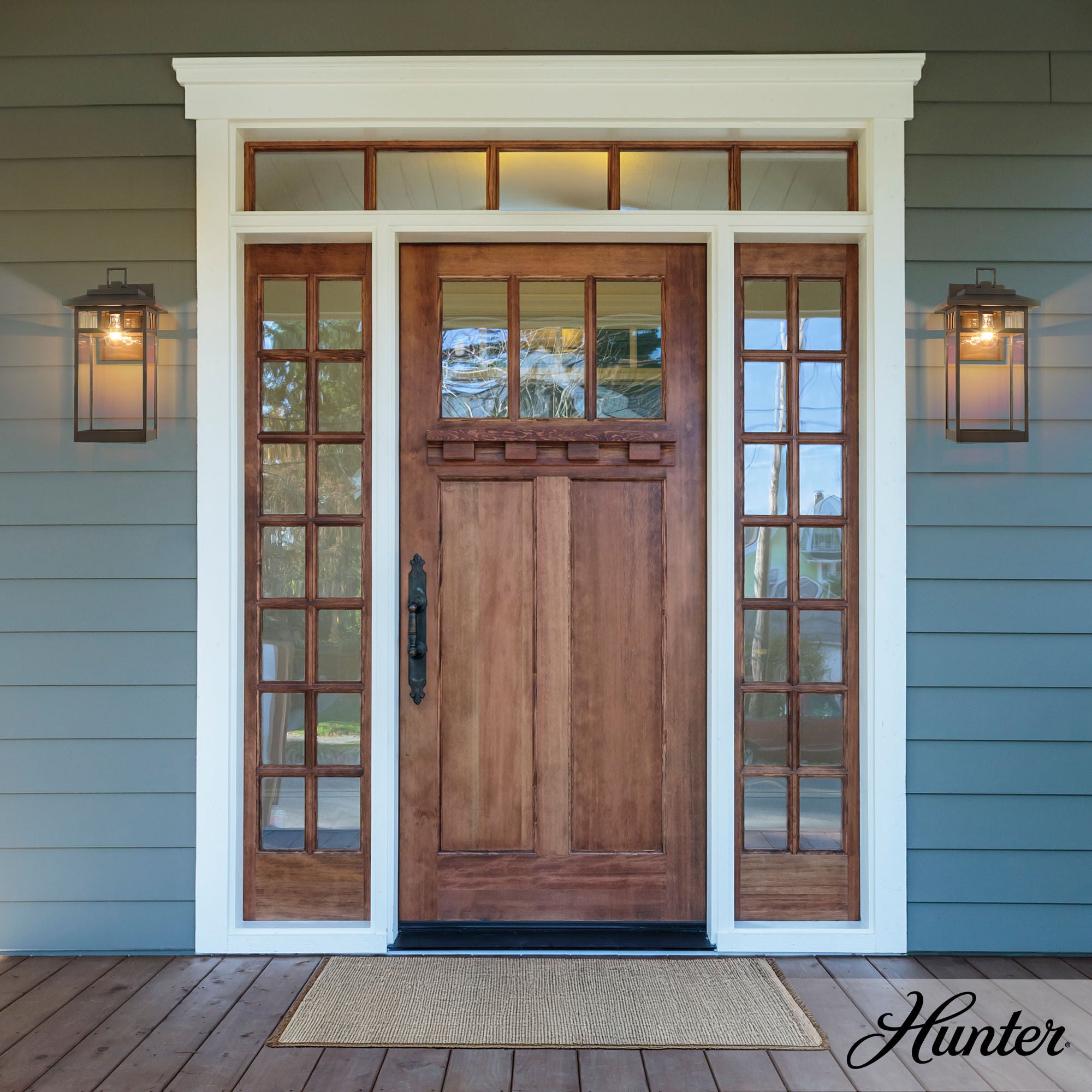 Yancy House 17 Inch Outdoor Wall Light,