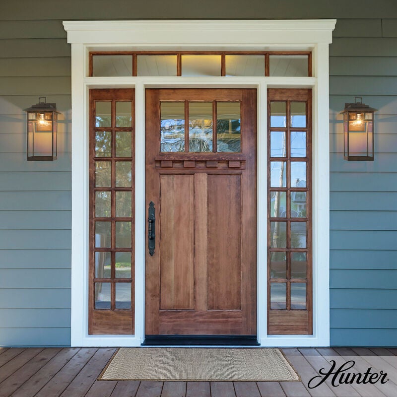 Yancy House 17 Inch Outdoor Wall Light by Hunter Fan
