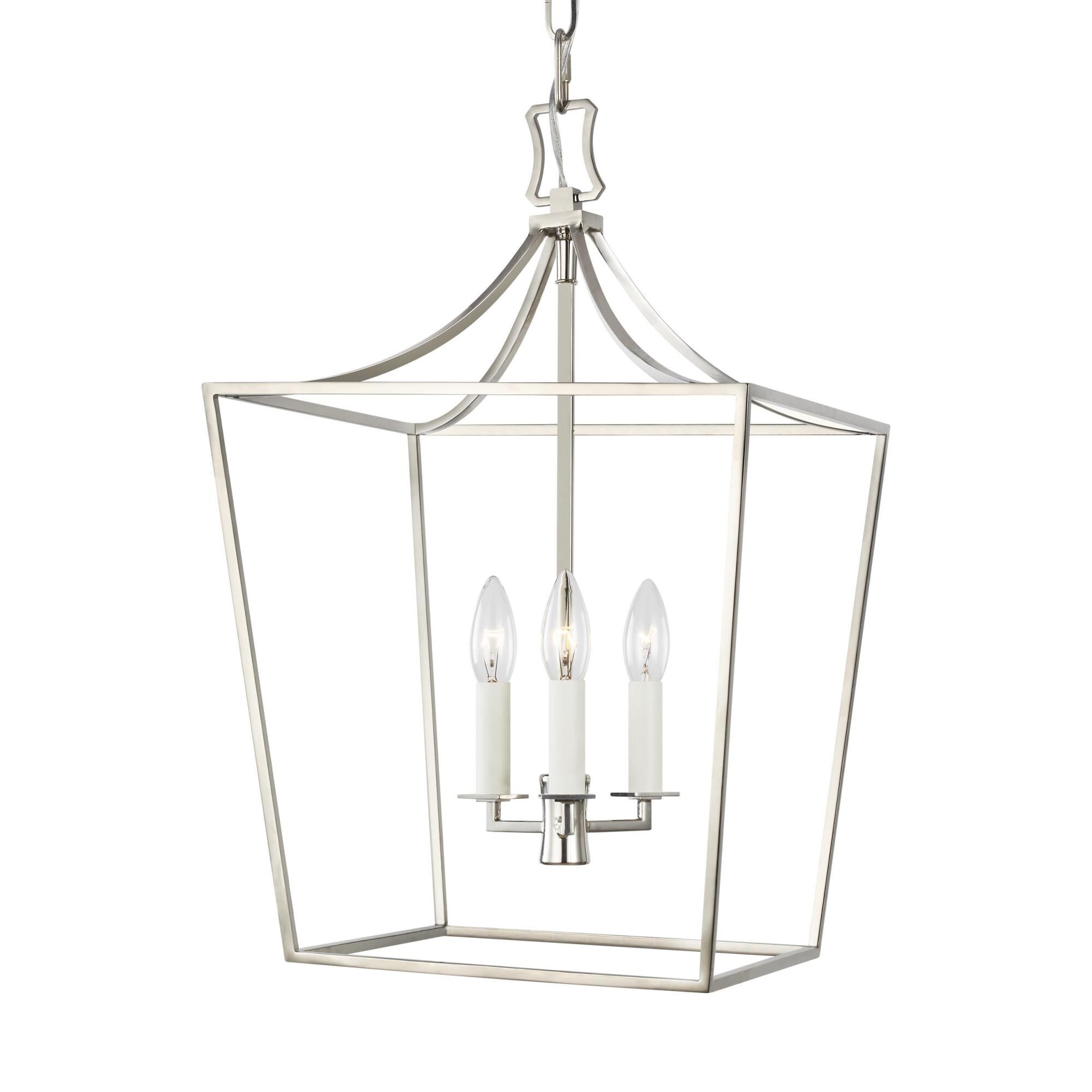 Chapman & Myers Southold 13 Inch 3 Light Mini Chandelier by Visual Comfort Studio Collection