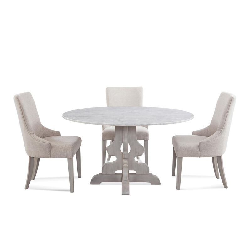 Delaney 38 Inch Side Chair Set of 2 by Bassett Mirror Company