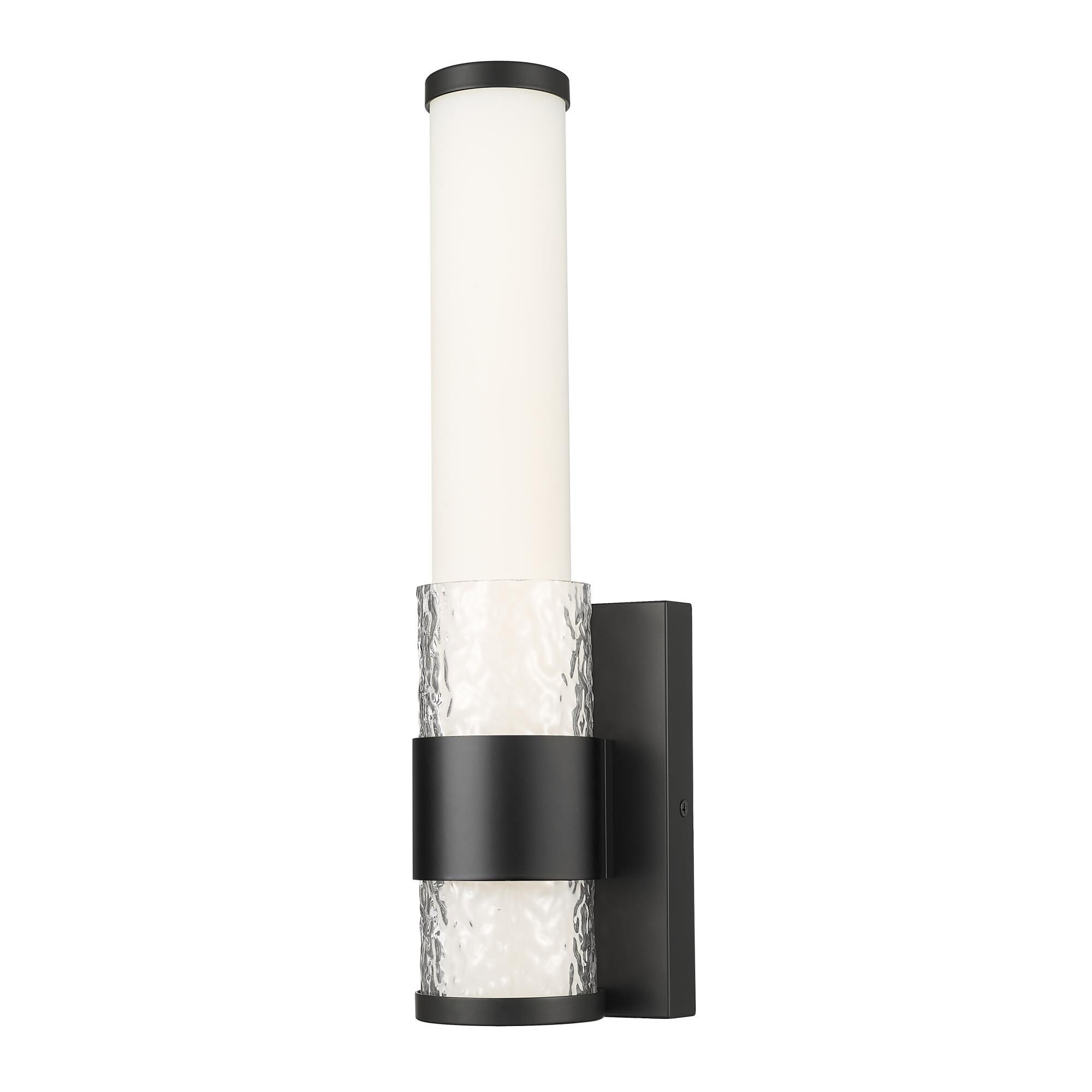 Shown in Matte Black finish and Matte Opal glass and Matte Opal shade