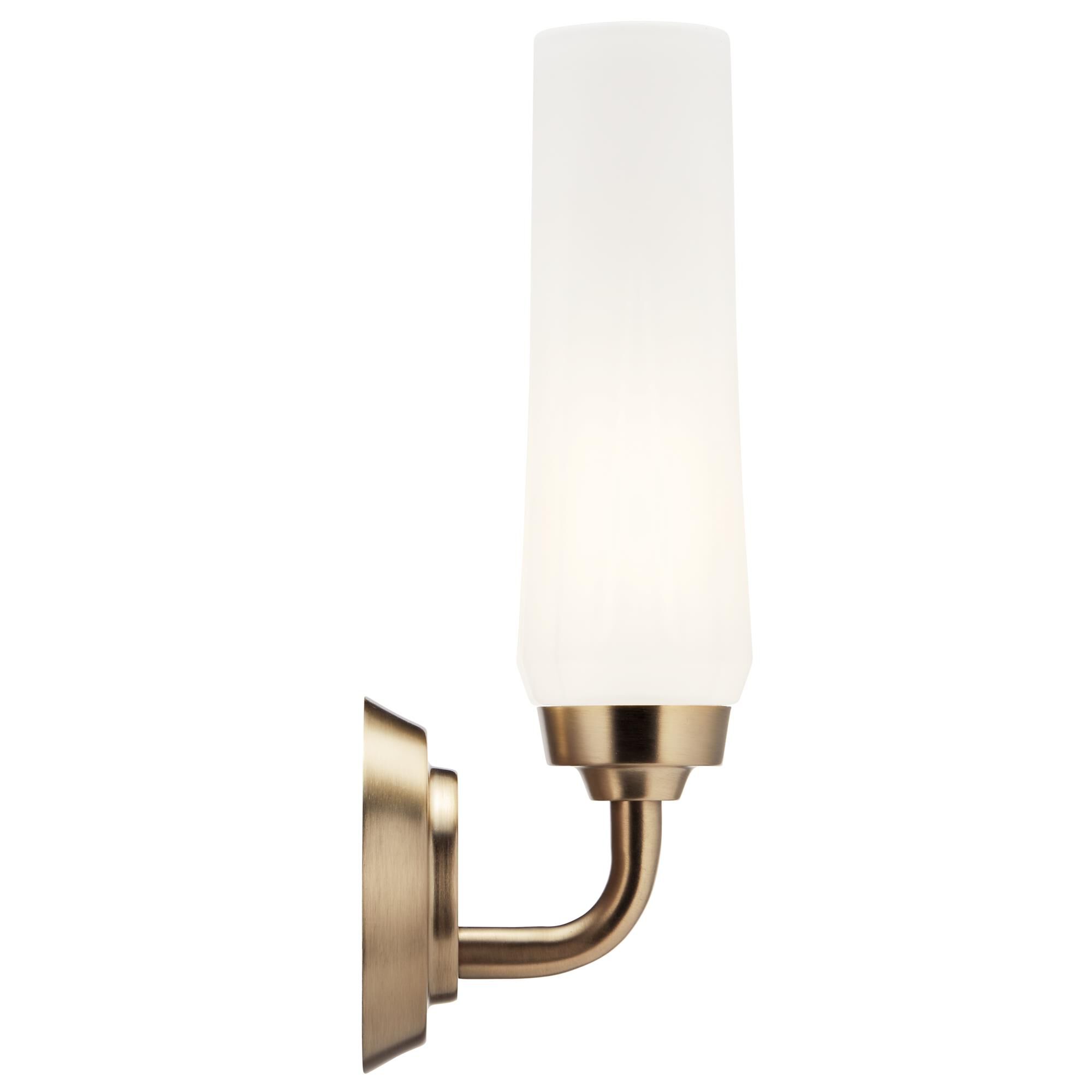 Shown in Champagne Bronze finish and Satin Etched Cased Opal glass