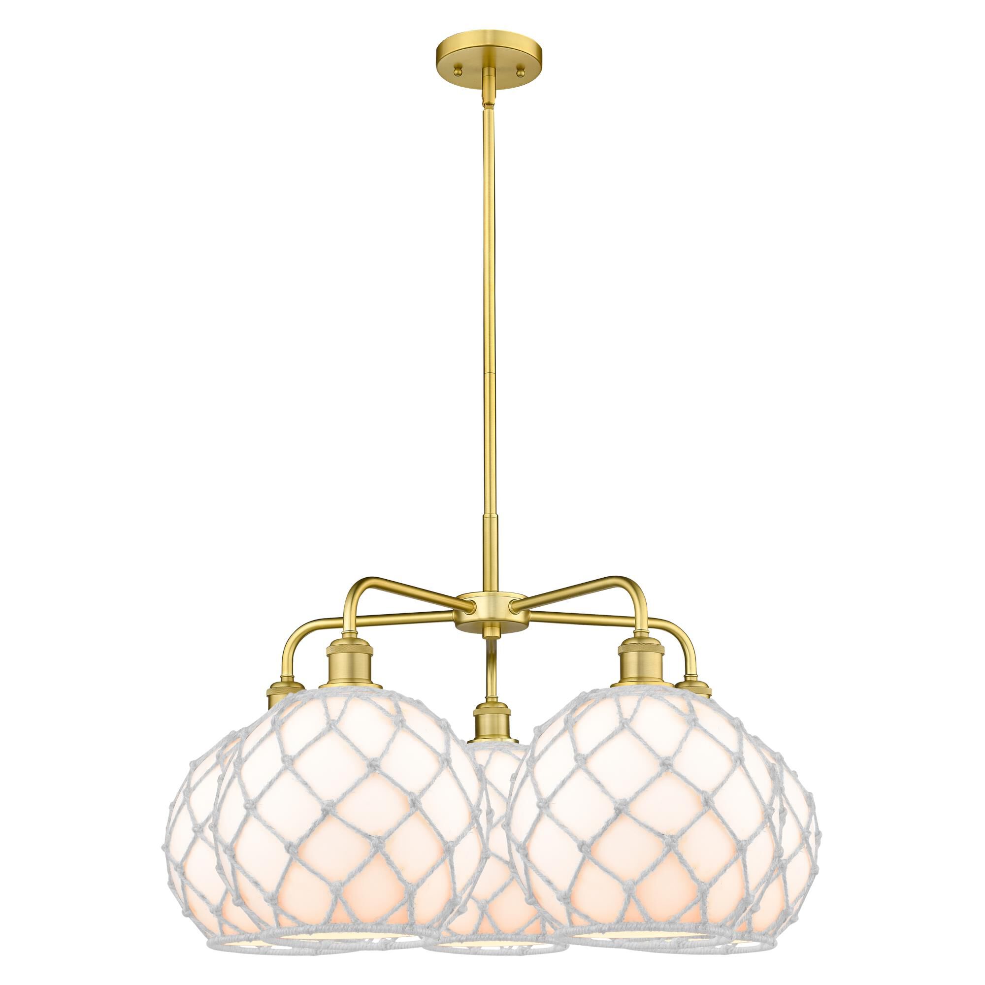 Bruno Marashlian Farmhouse Rope 29 Inch Chandelier by Innovations Lighting