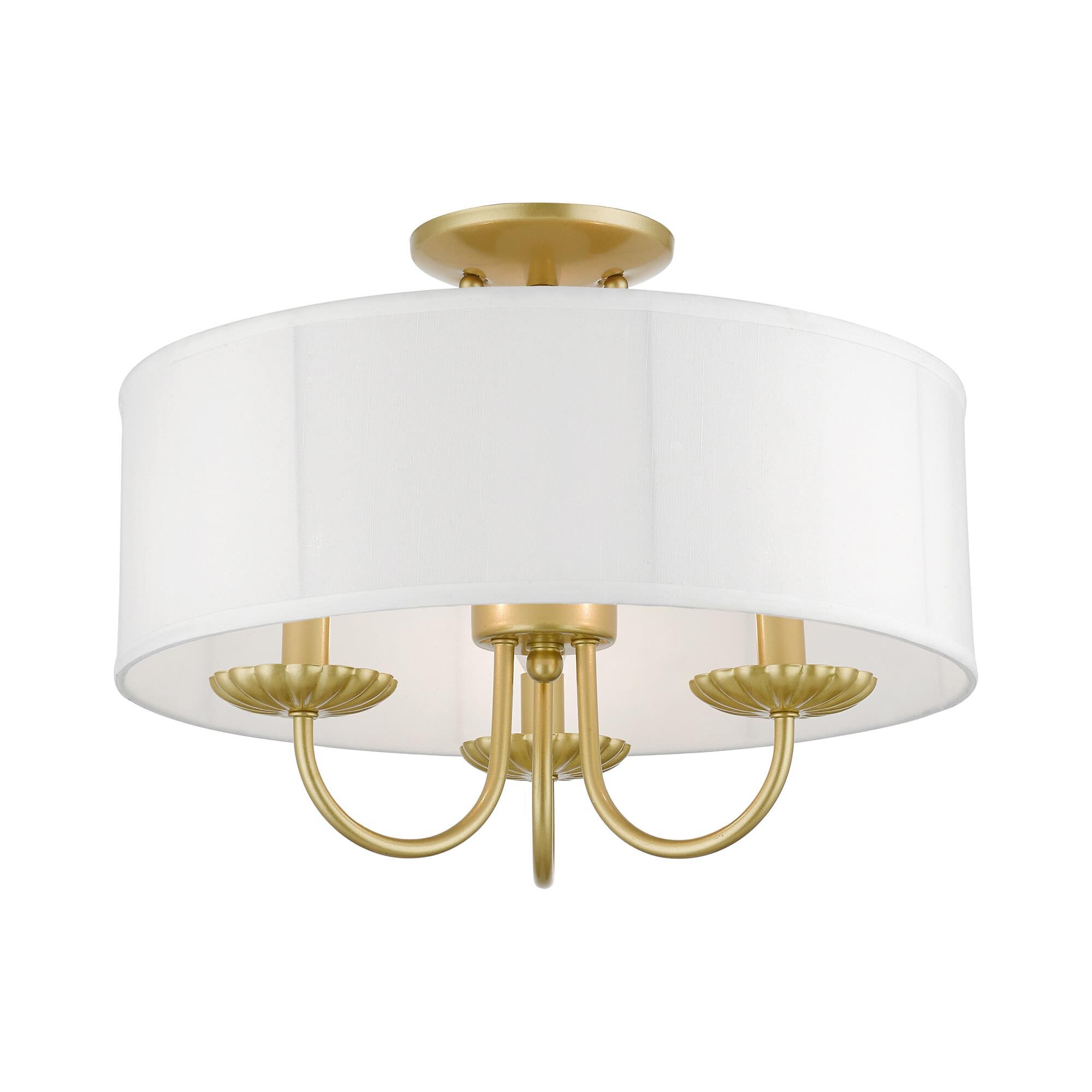 Brookdale 3 Light Semi Flush Mount by Livex Lighting