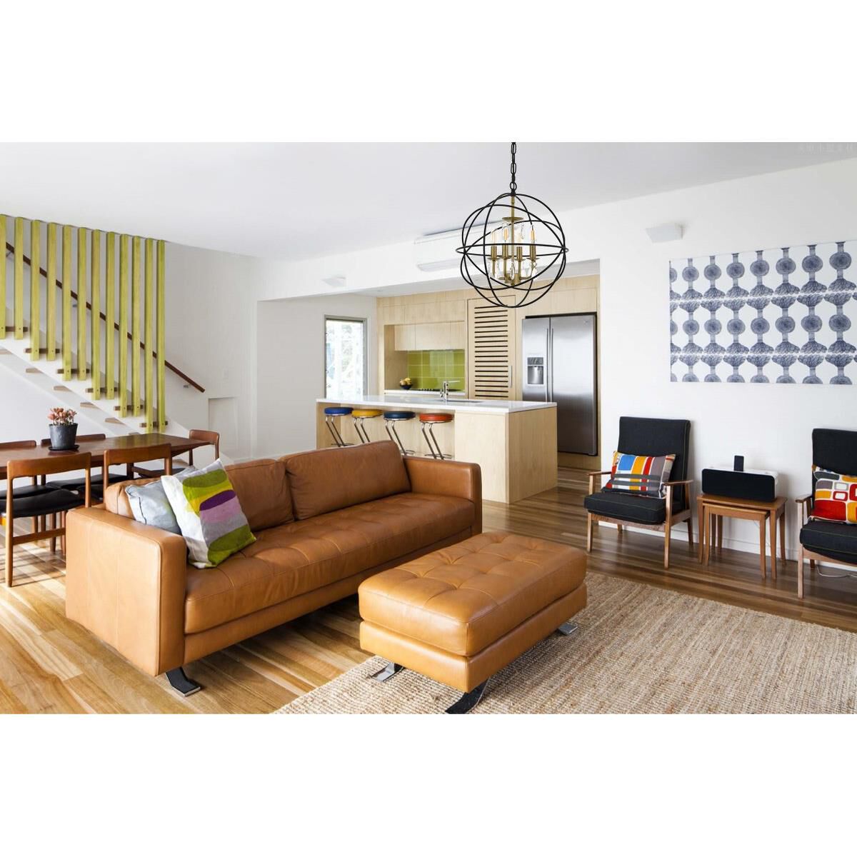 Wallace 16 Inch Large Pendant by Elegant Lighting